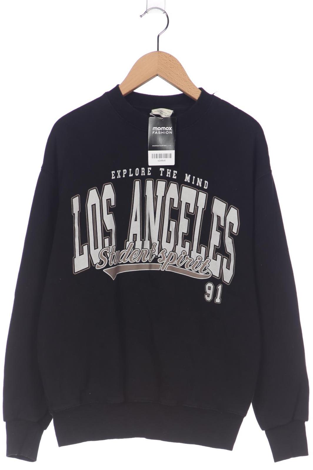 

Pull & Bear Damen Sweatshirt, schwarz, Gr. 34