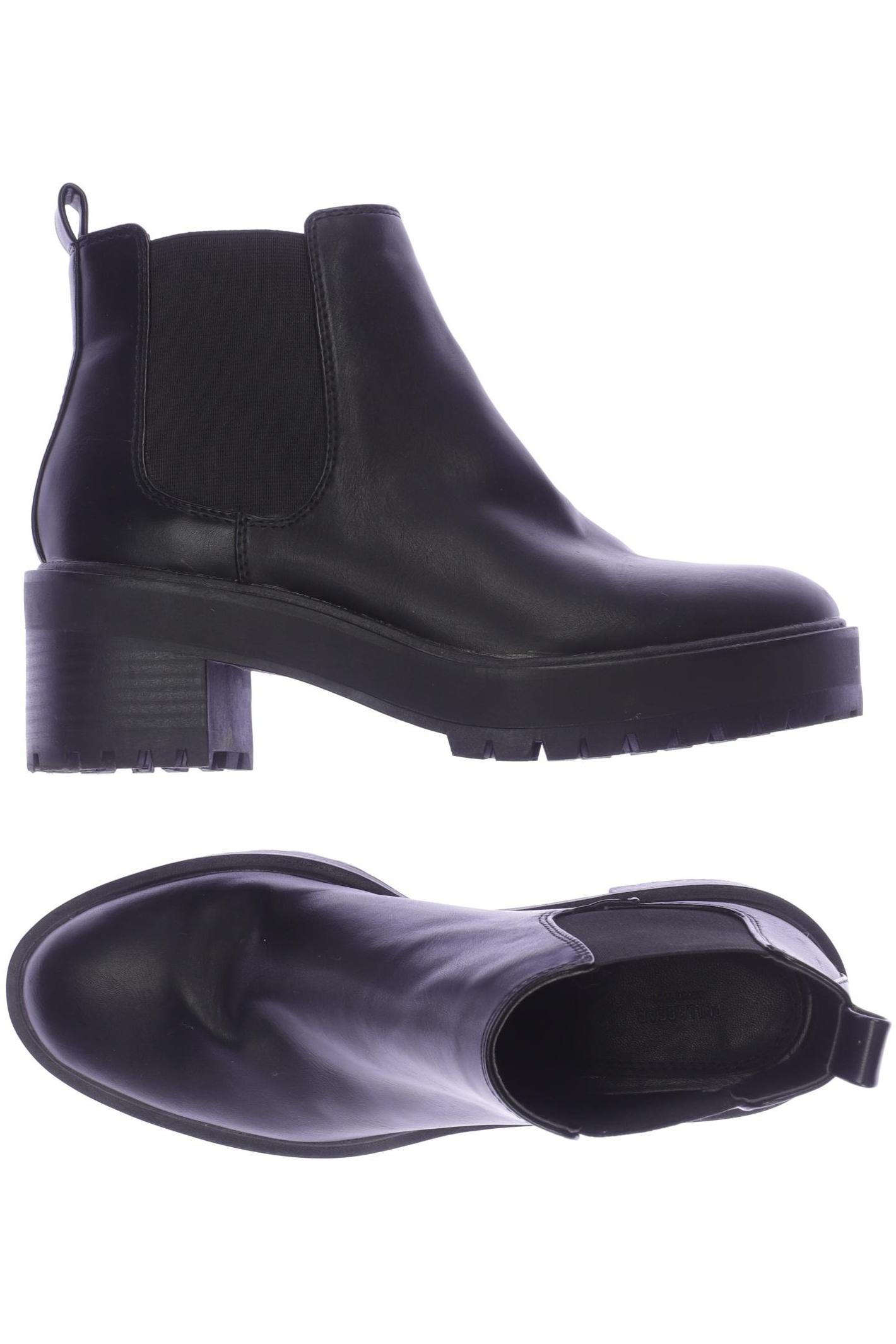 

Pull & Bear Damen Stiefelette, schwarz