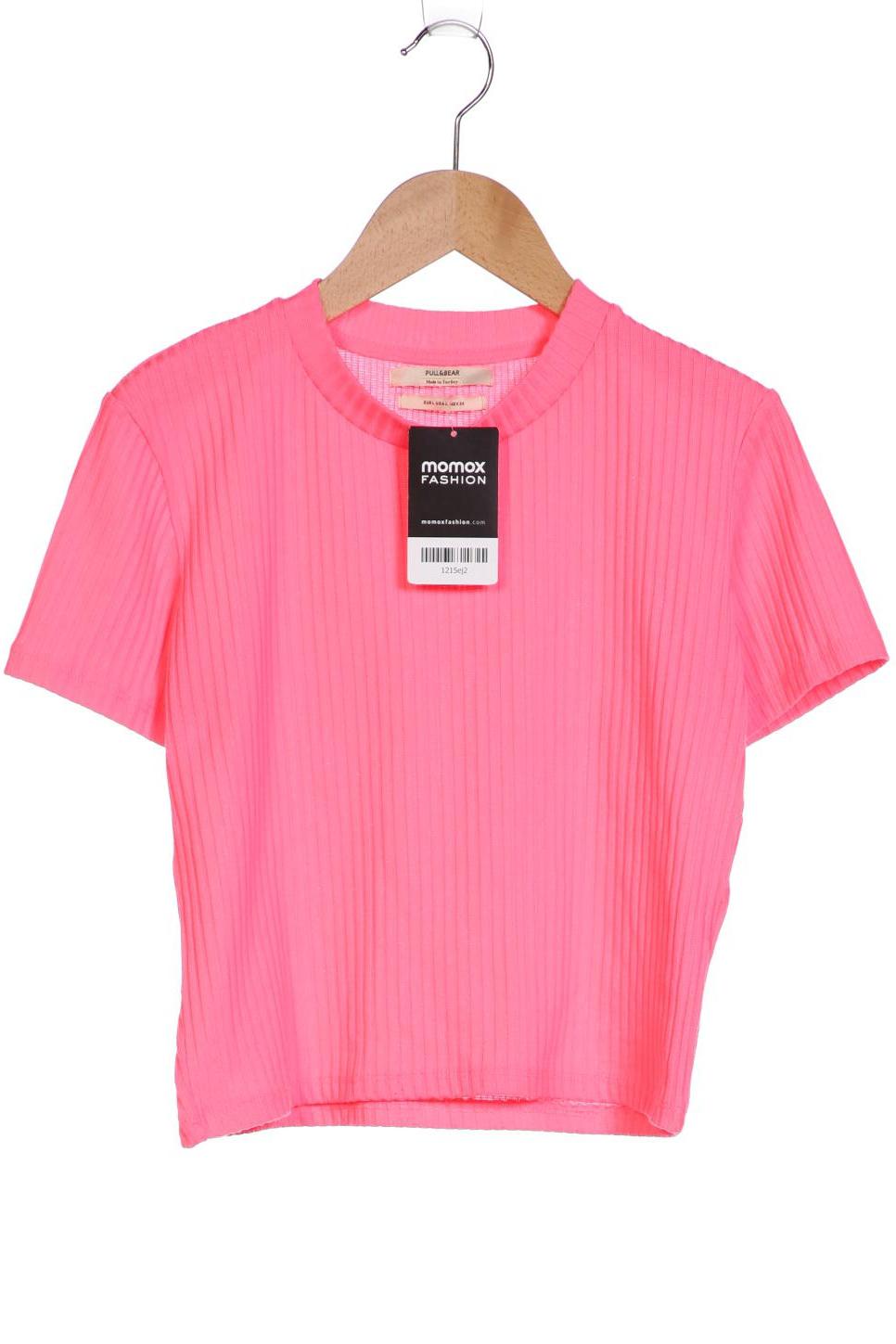 

Pull & Bear Damen T-Shirt, neon, Gr. 42