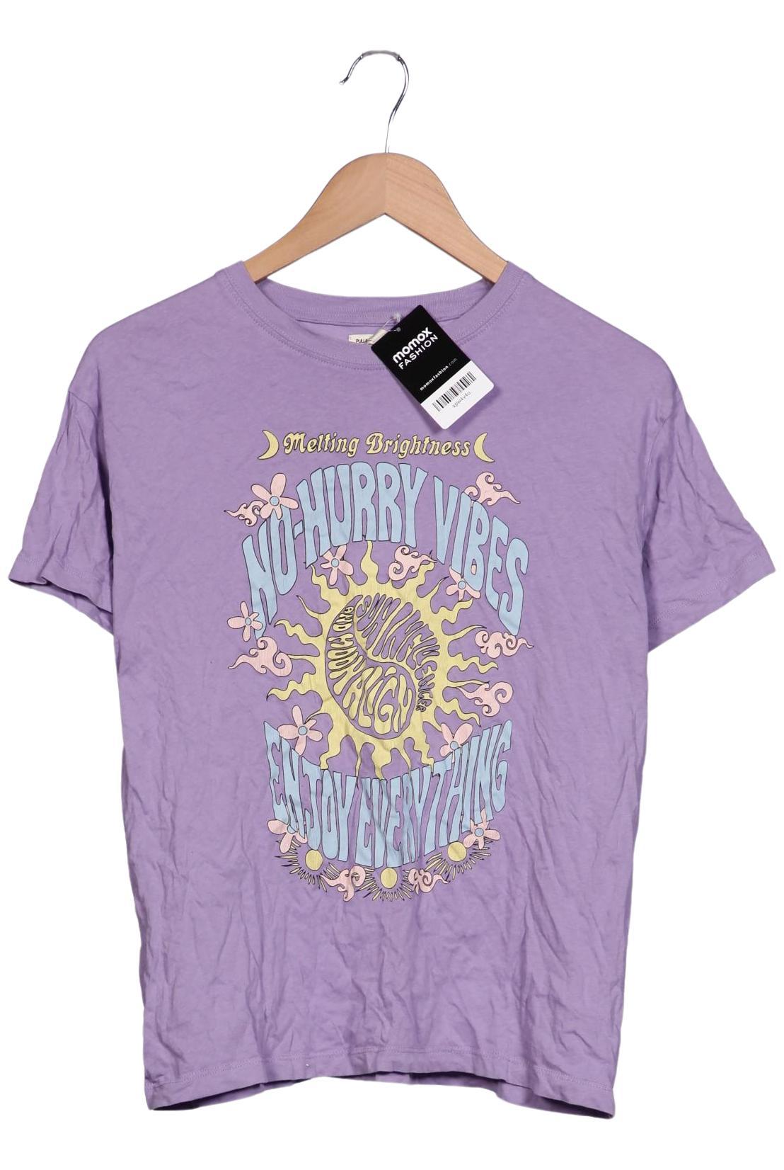 

Pull & Bear Damen T-Shirt, flieder, Gr. 36