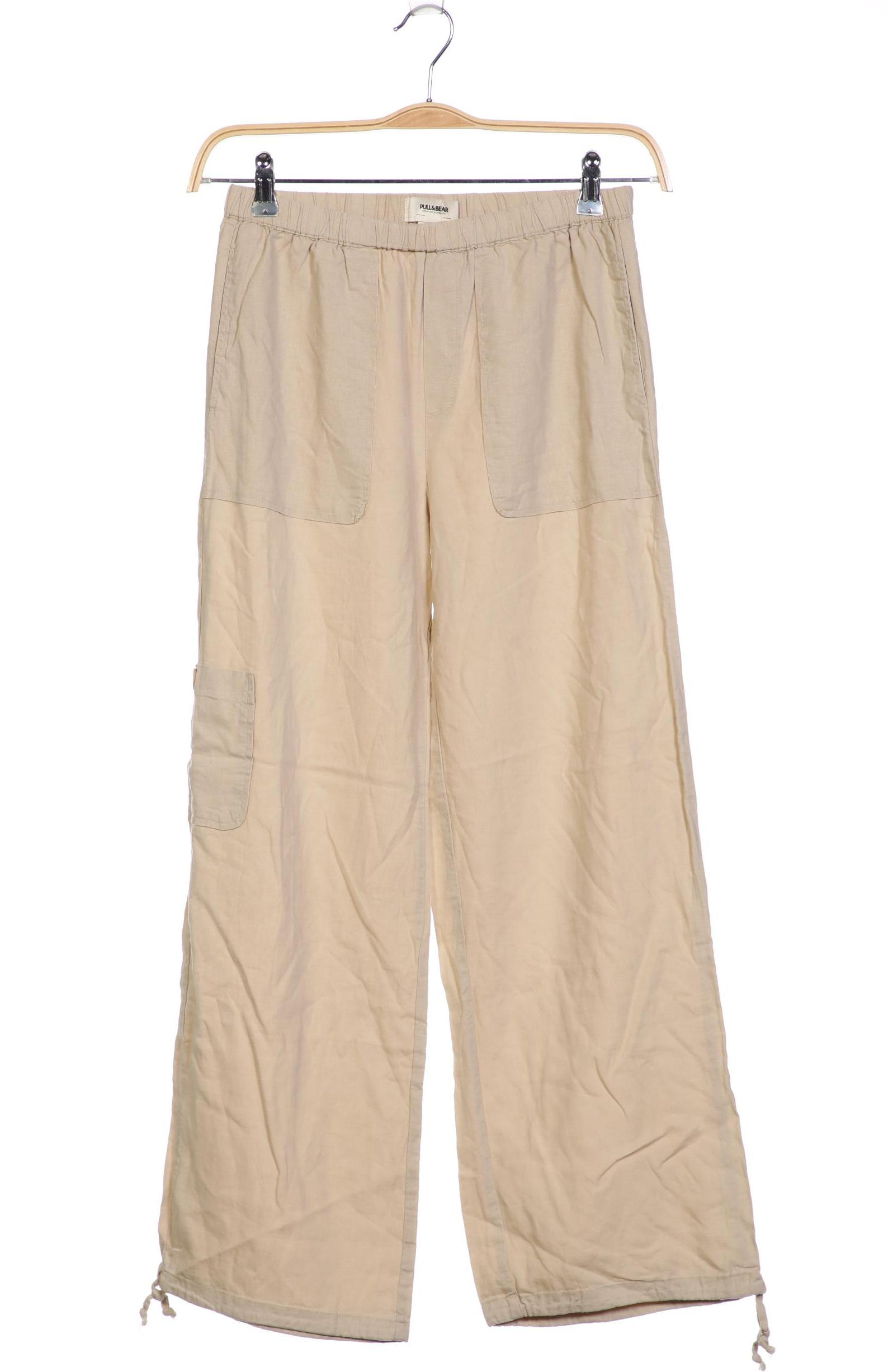 

Pull & Bear Damen Stoffhose, beige, Gr. 0