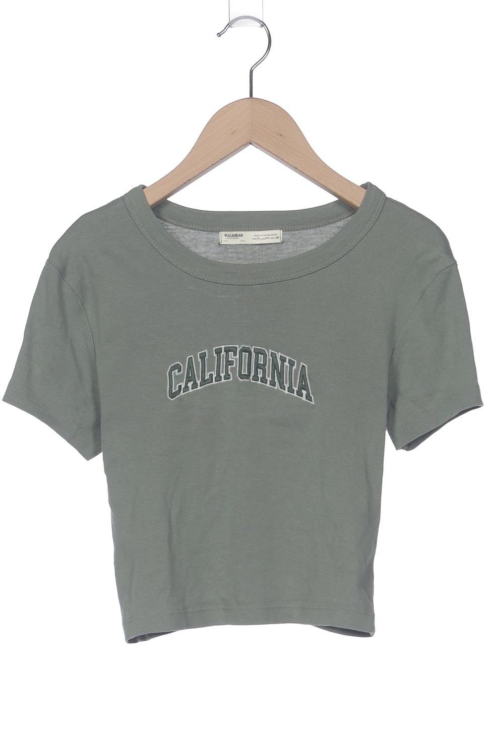 

Pull & Bear Damen T-Shirt, grün, Gr. 38