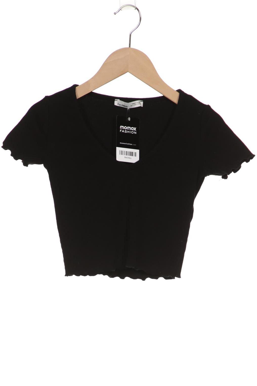 

Pull & Bear Damen T-Shirt, schwarz, Gr. 36