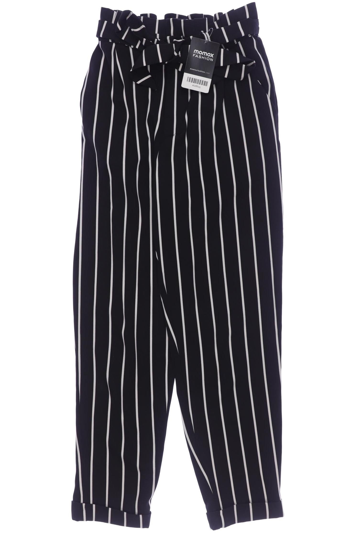 

Pull & Bear Damen Stoffhose, schwarz, Gr. 0