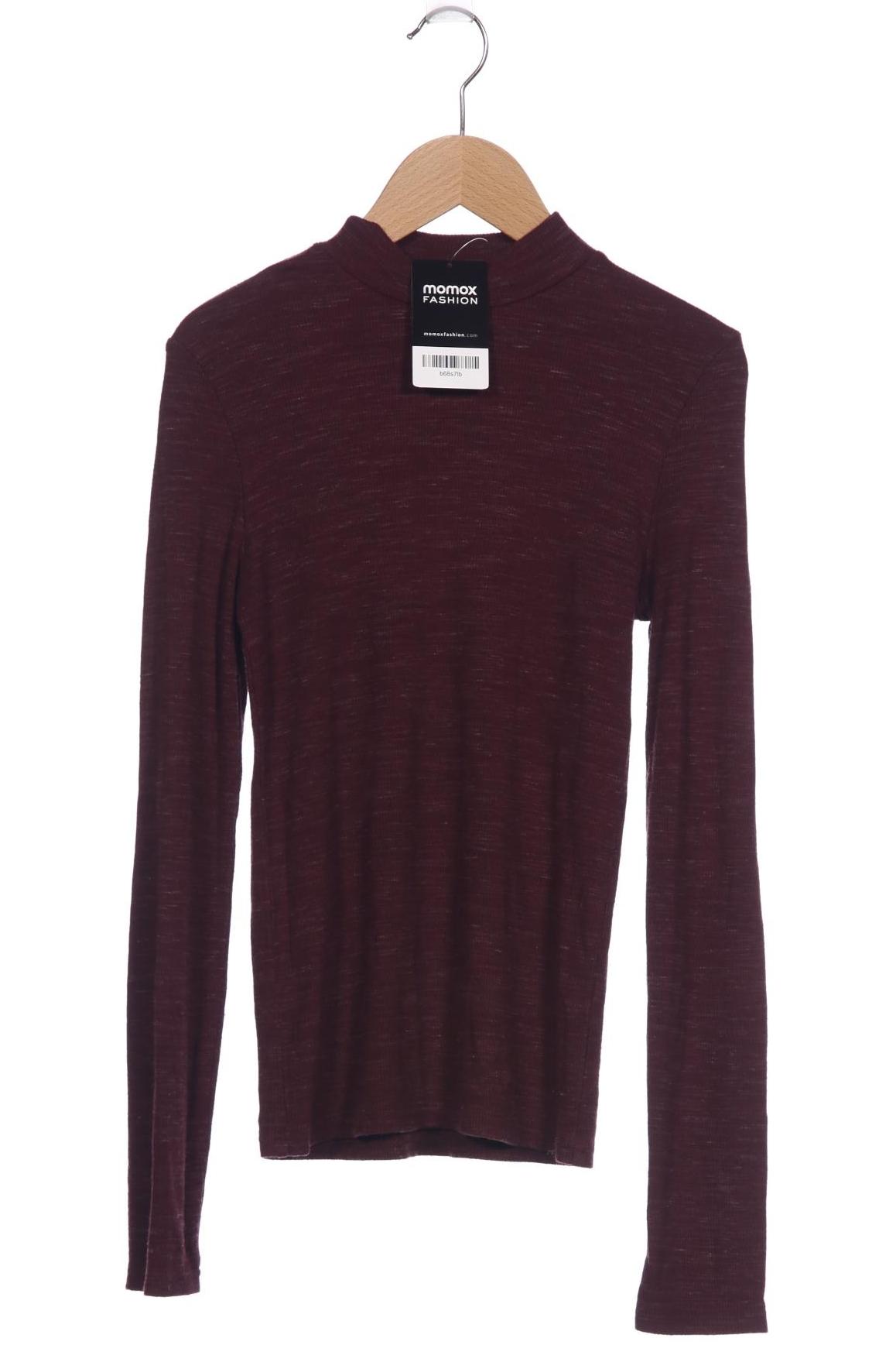 Thumbnail - Pull &amp; Bear Damen Langarmshirt, bordeaux, Gr. 38