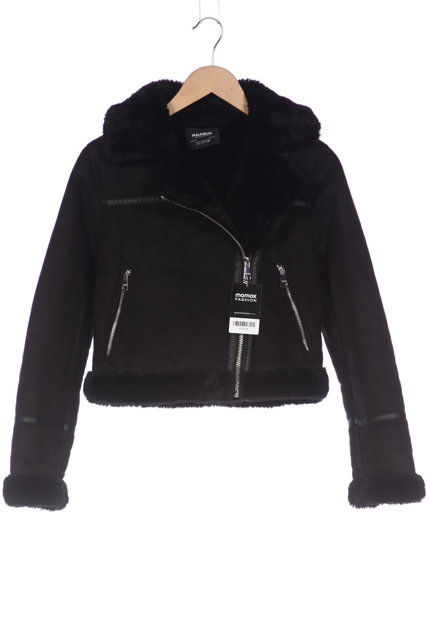 

Pull & Bear Damen Jacke, schwarz, Gr. 36