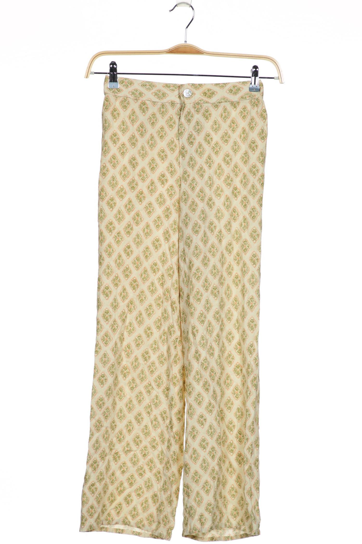 

Pull & Bear Damen Stoffhose, hellgrün