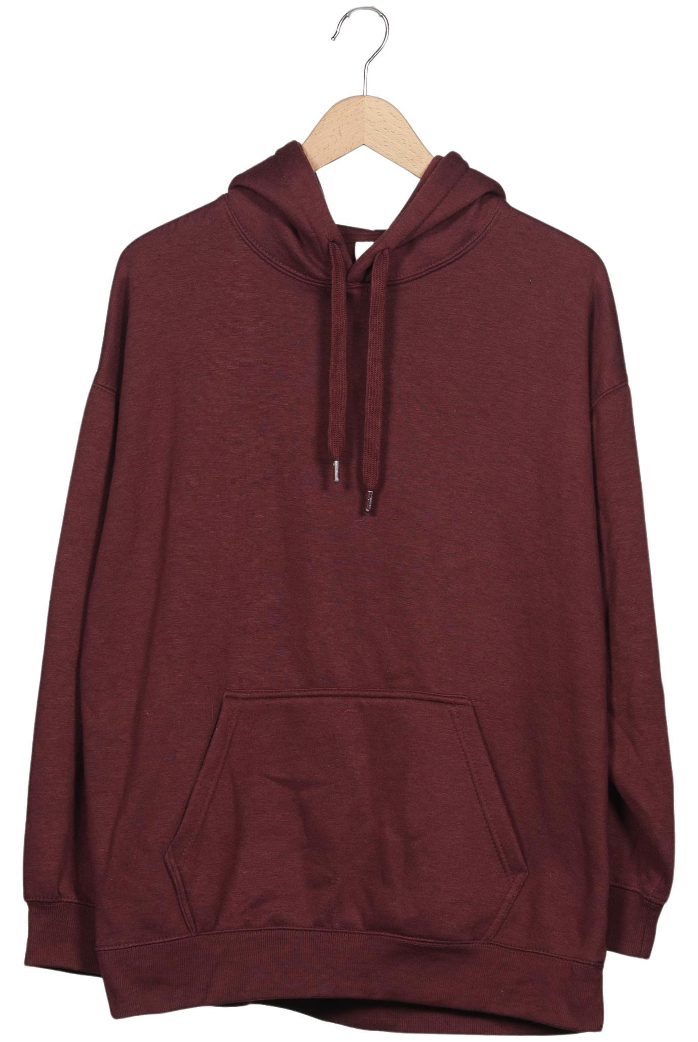 

Pull & Bear Damen Kapuzenpullover, bordeaux, Gr. 36