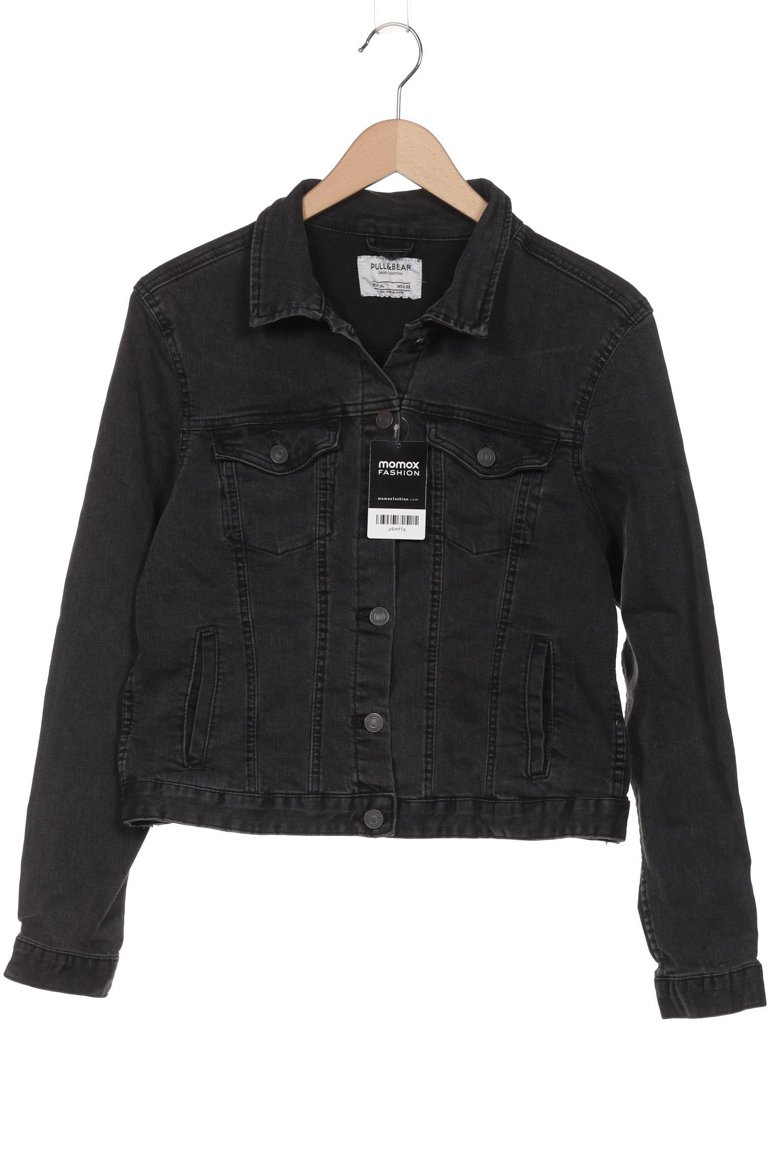 

Pull & Bear Damen Jacke, schwarz, Gr. 44