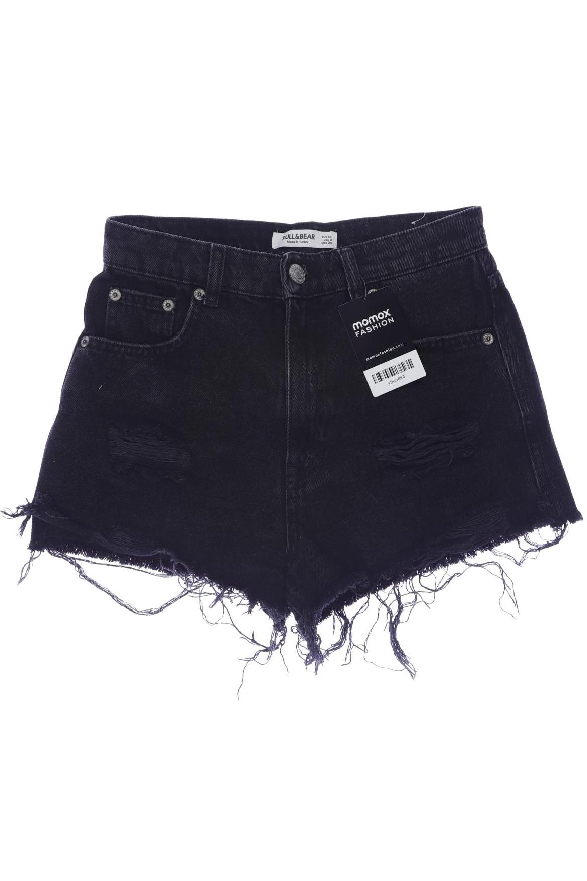 

Pull & Bear Damen Shorts, schwarz, Gr. 34