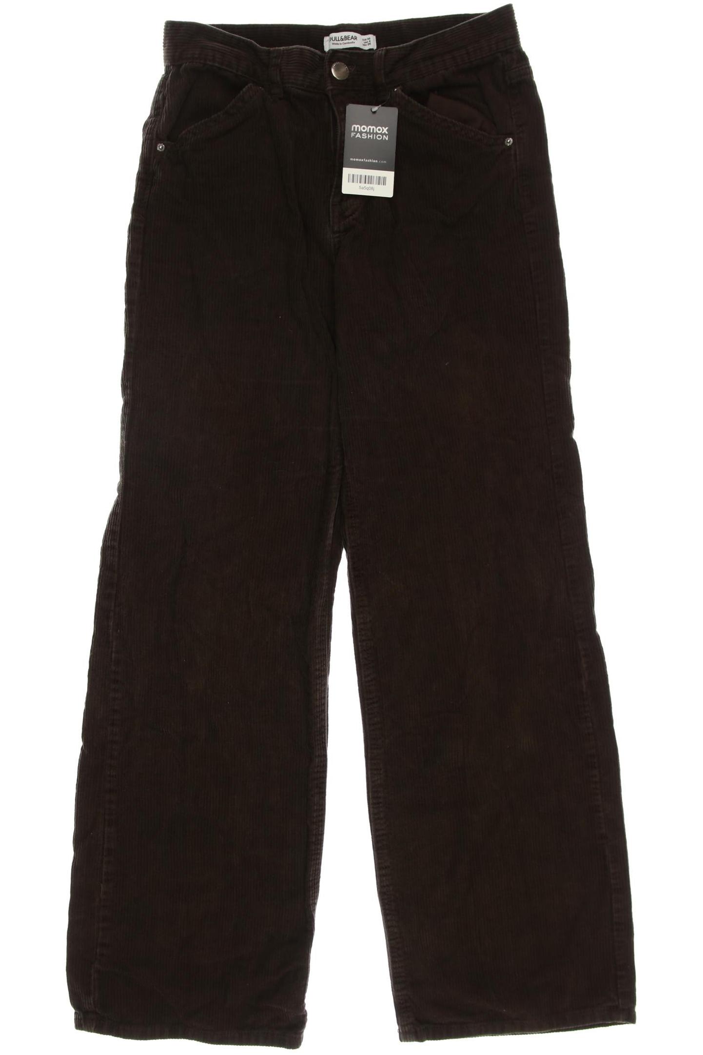 

Pull & Bear Damen Stoffhose, braun, Gr. 36