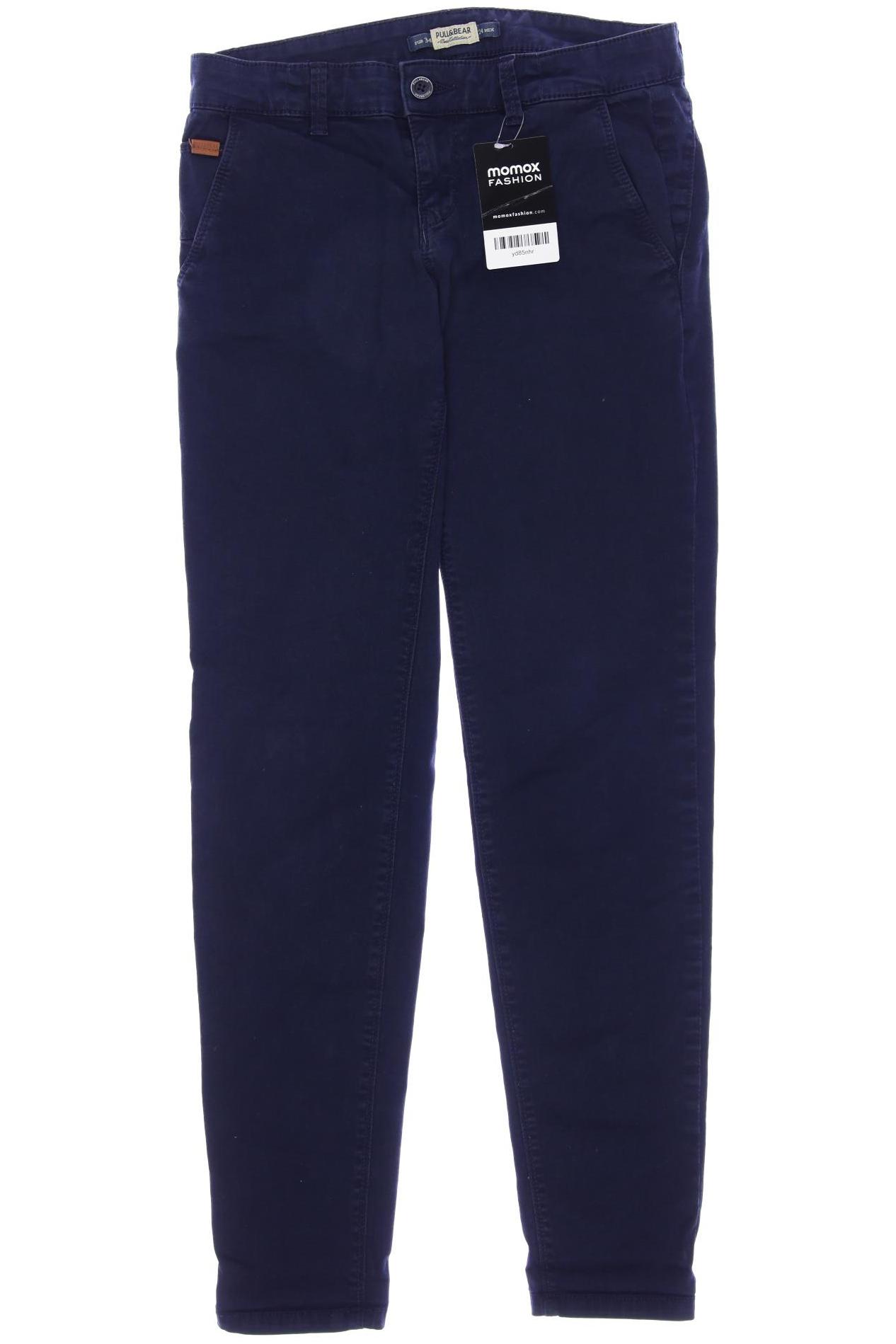 

Pull & Bear Damen Stoffhose, marineblau