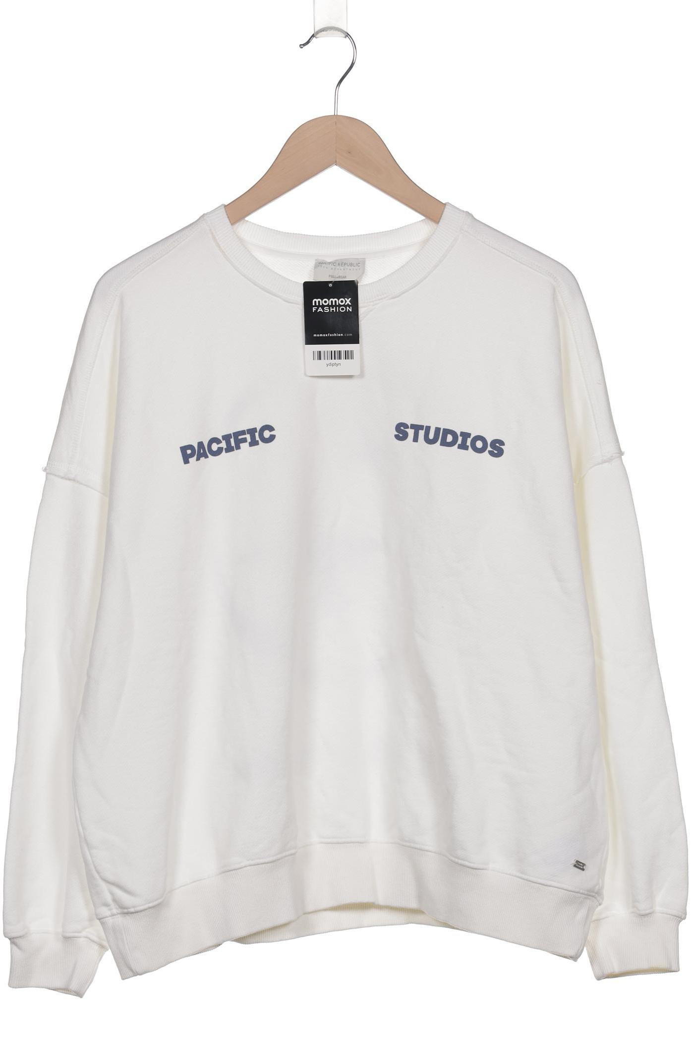 

Pull & Bear Damen Sweatshirt, weiß, Gr. 42