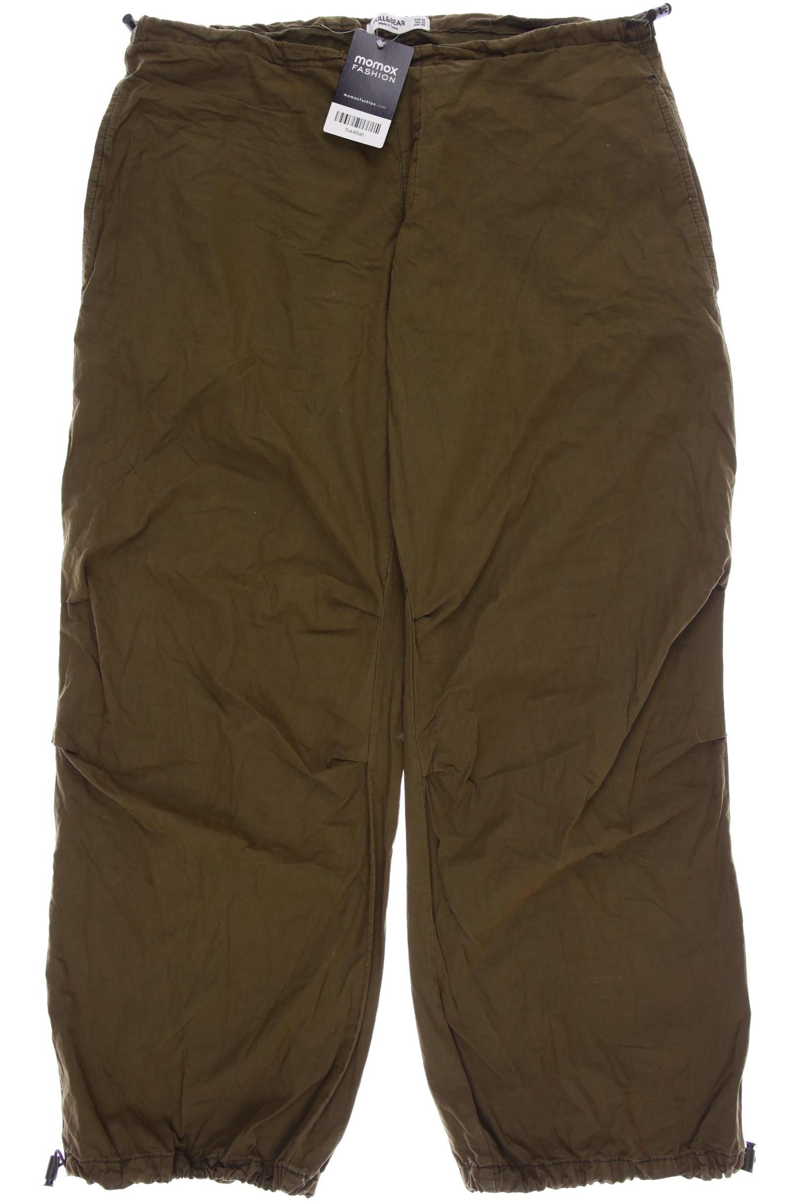 

Pull & Bear Damen Stoffhose, grün, Gr. 0