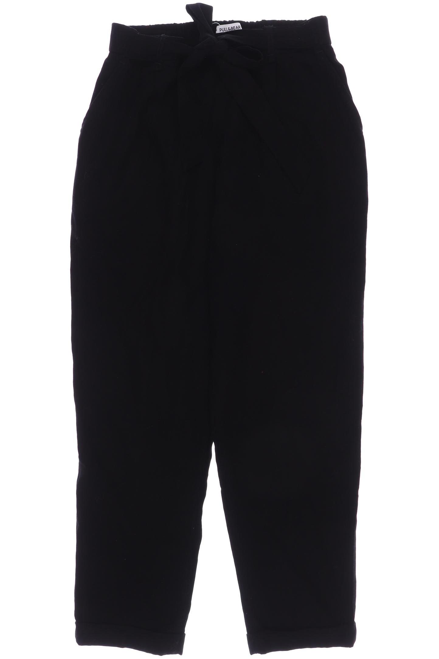 

Pull & Bear Damen Stoffhose, schwarz, Gr. 36