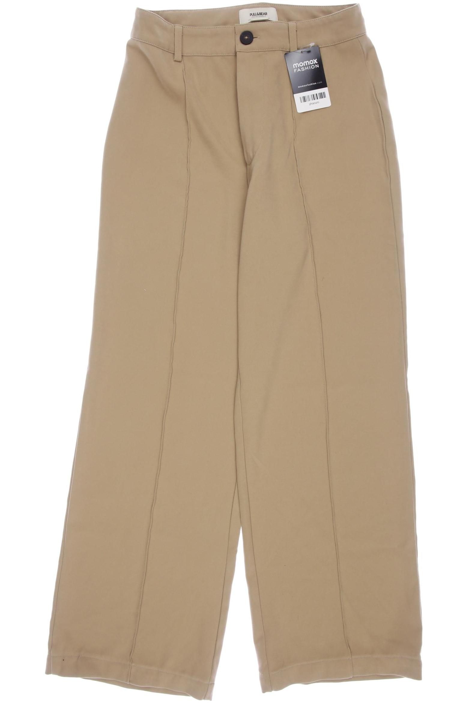 

Pull & Bear Damen Stoffhose, beige, Gr. 0