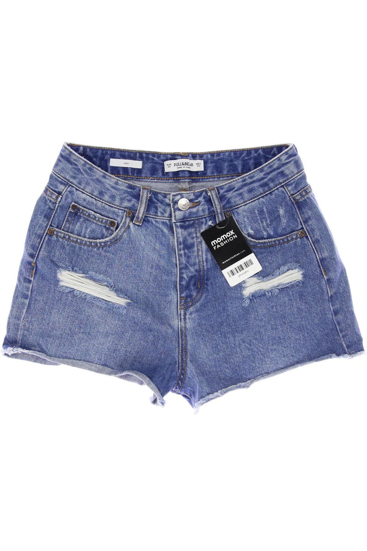 

Pull & Bear Damen Shorts, blau, Gr. 34
