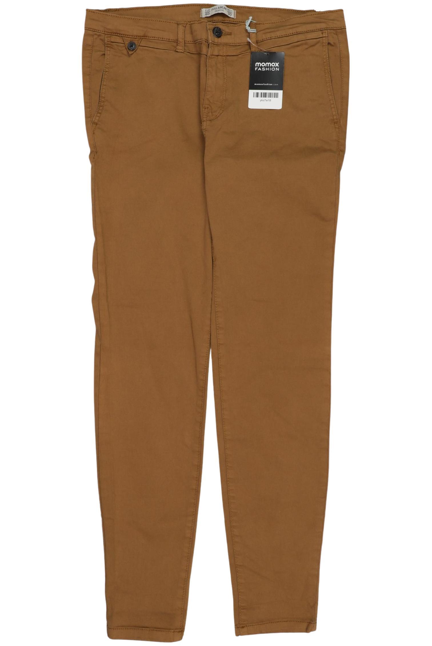 

Pull & Bear Damen Stoffhose, braun, Gr. 40