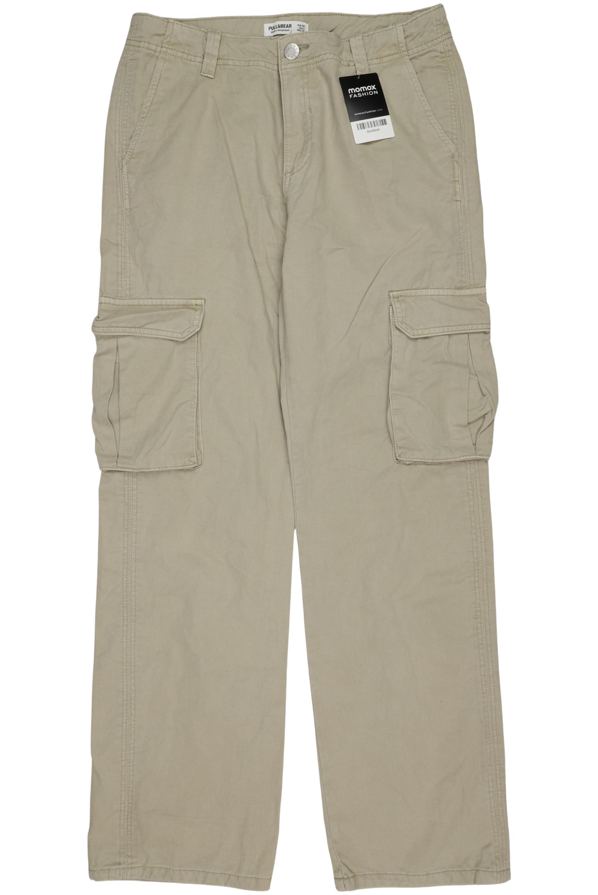 

Pull & Bear Damen Stoffhose, beige, Gr. 38