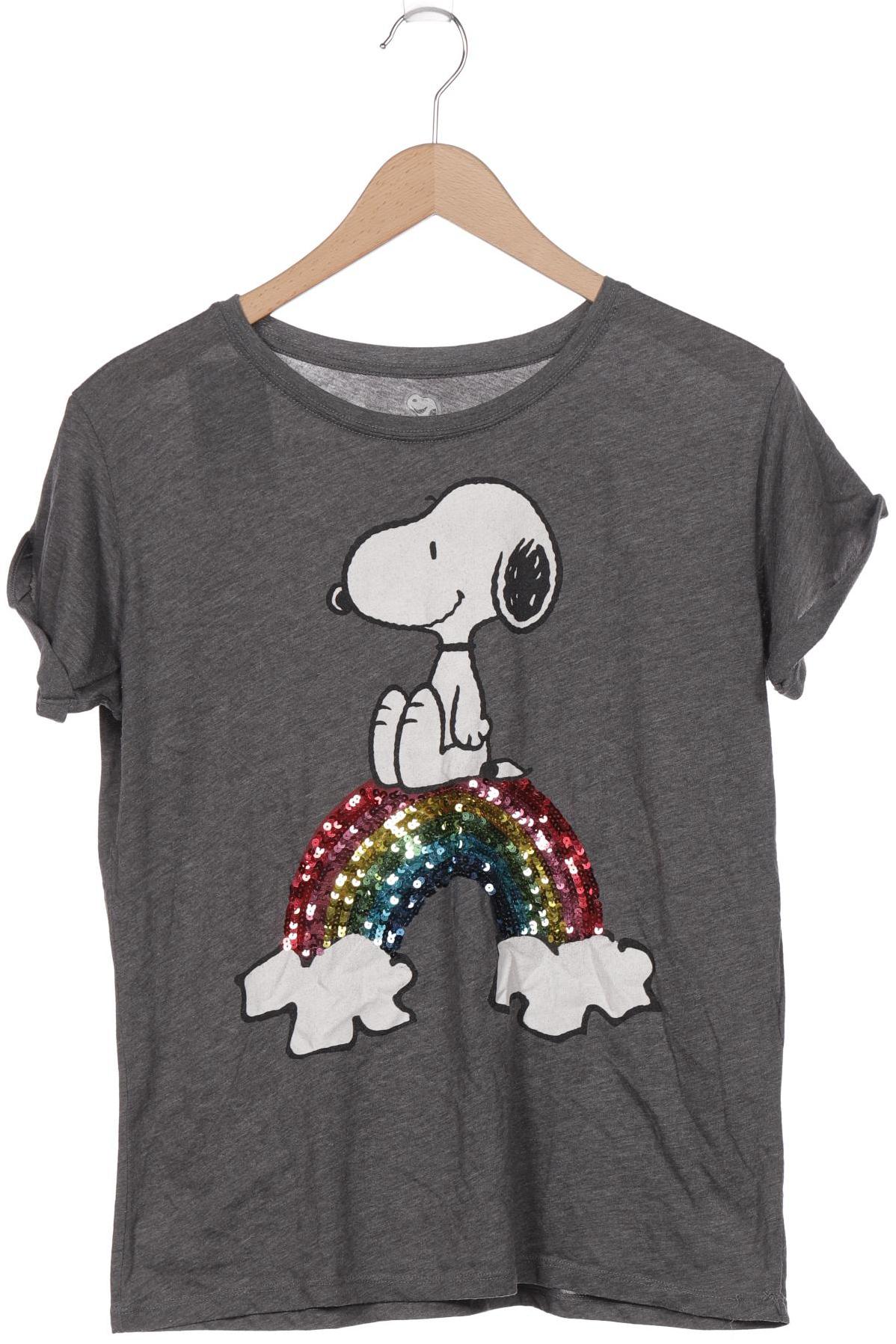

Pull & Bear Damen T-Shirt, grau