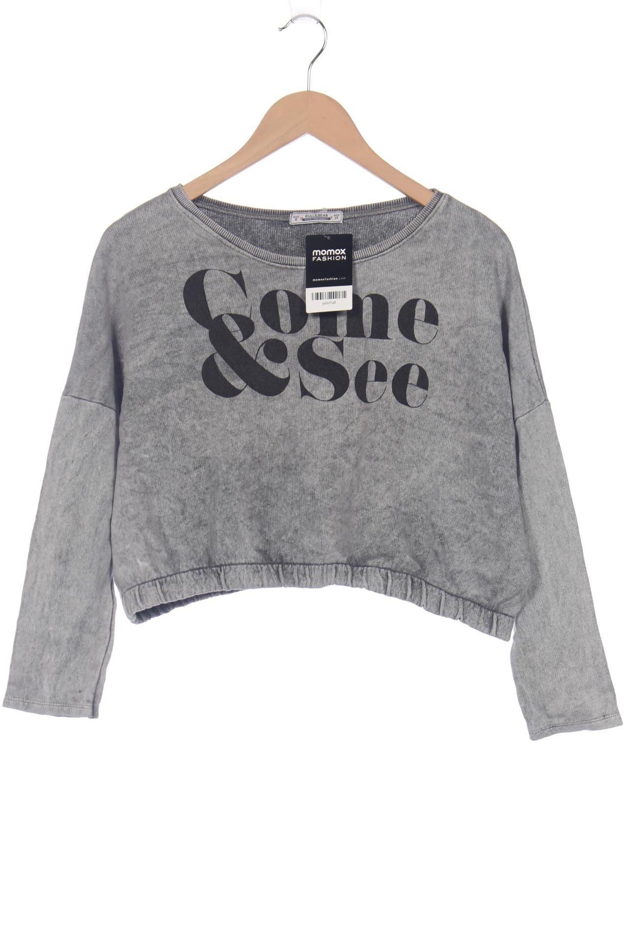 

Pull & Bear Damen Sweatshirt, grau, Gr. 36