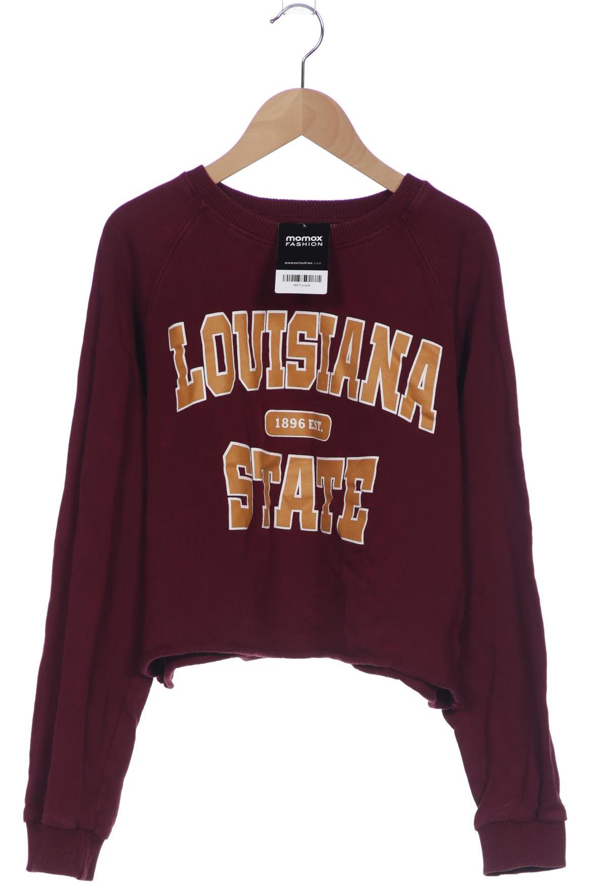 

Pull & Bear Damen Sweatshirt, bordeaux, Gr. 36