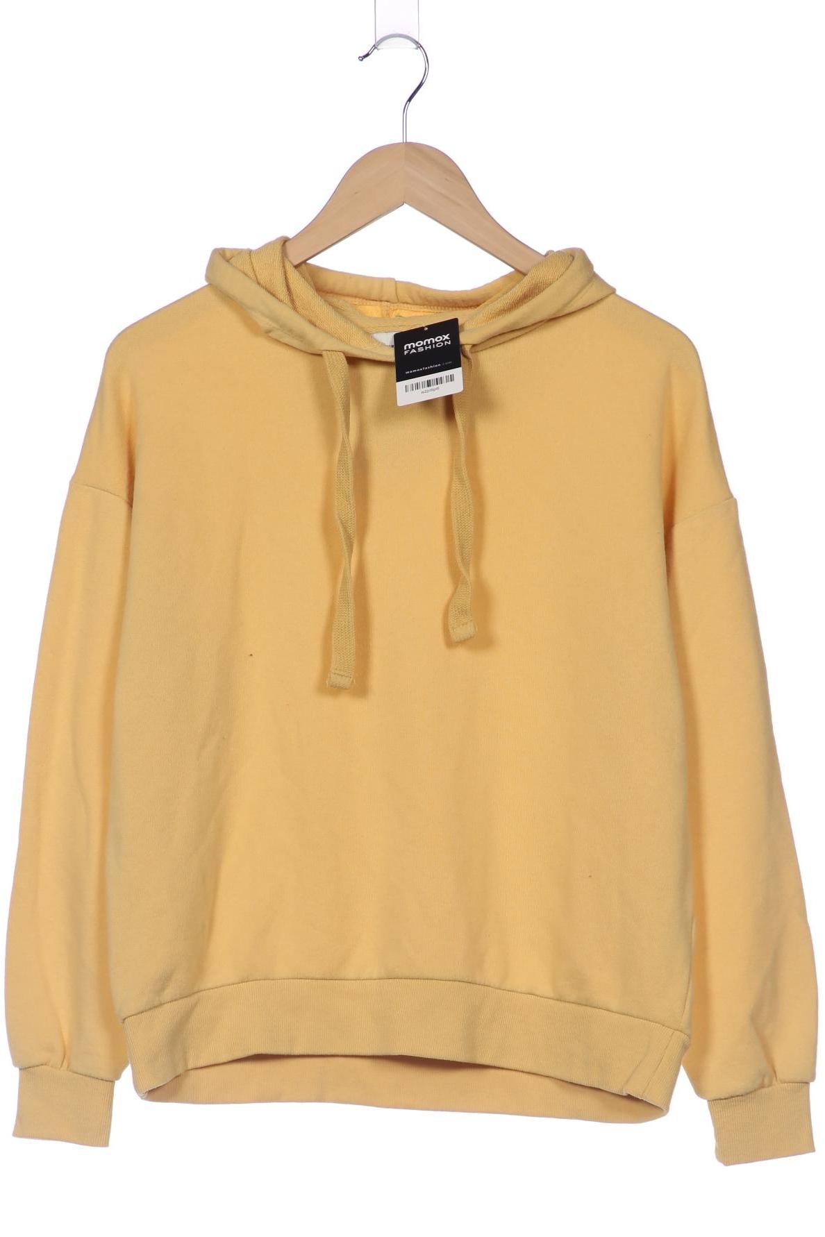 

Pull & Bear Damen Kapuzenpullover, gelb, Gr. 36