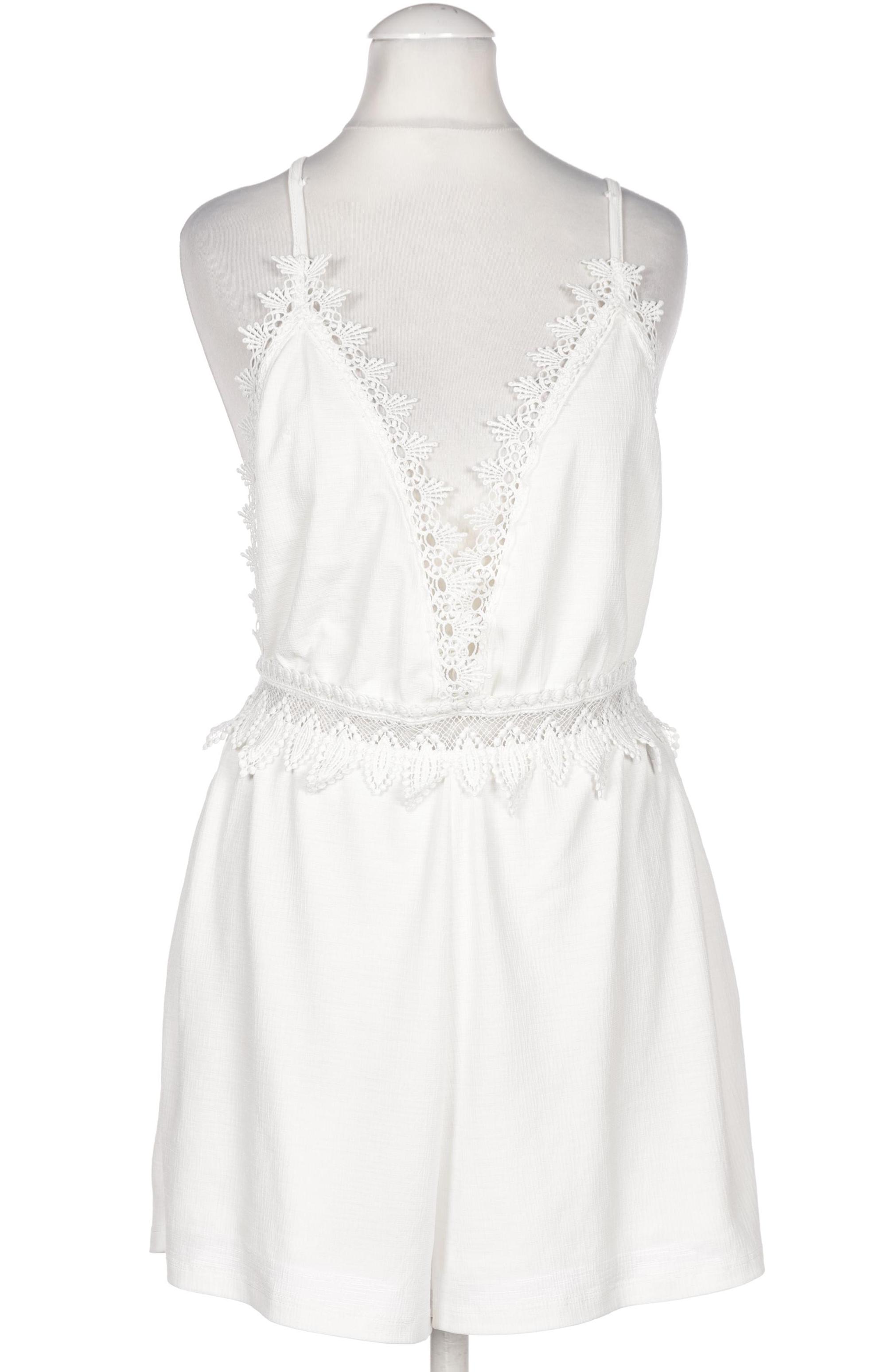 

Pull & Bear Damen Jumpsuit/Overall, weiß