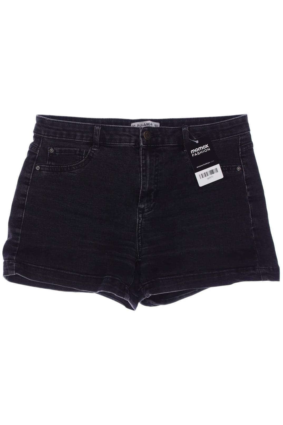 

Pull & Bear Damen Shorts, schwarz, Gr. 38