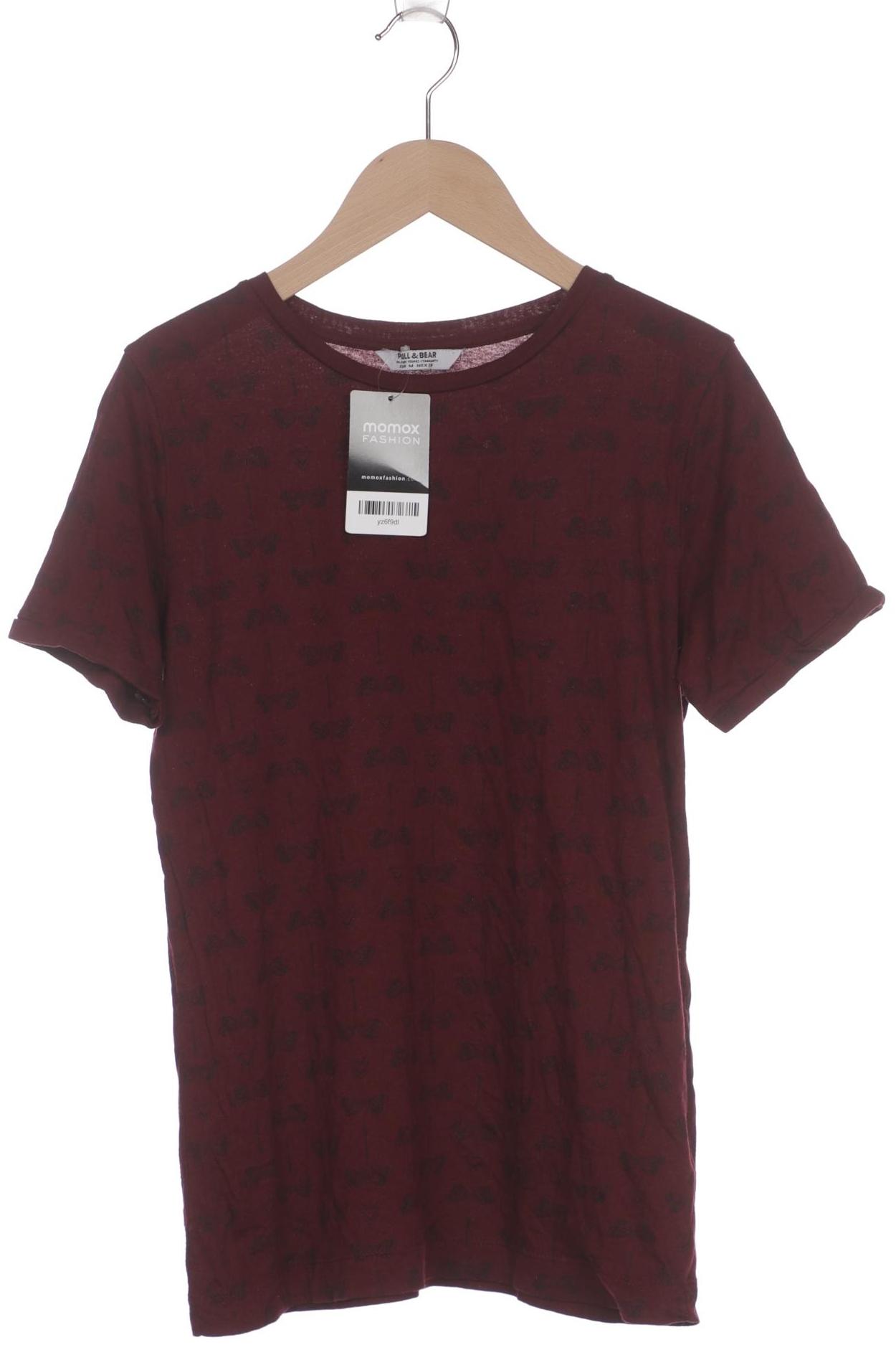 

Pull & Bear Damen T-Shirt, bordeaux, Gr. 38