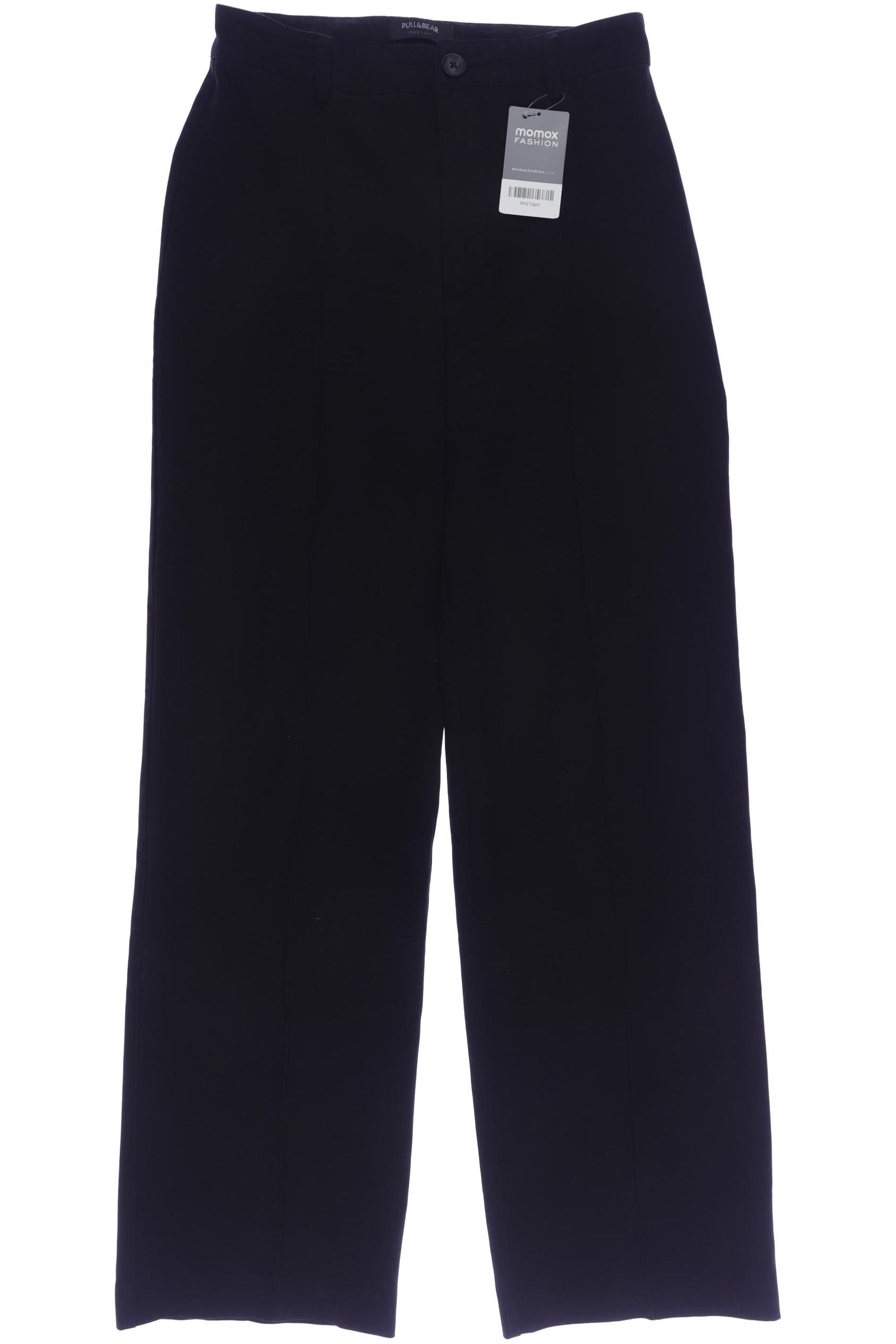 

Pull & Bear Damen Stoffhose, schwarz, Gr. 0