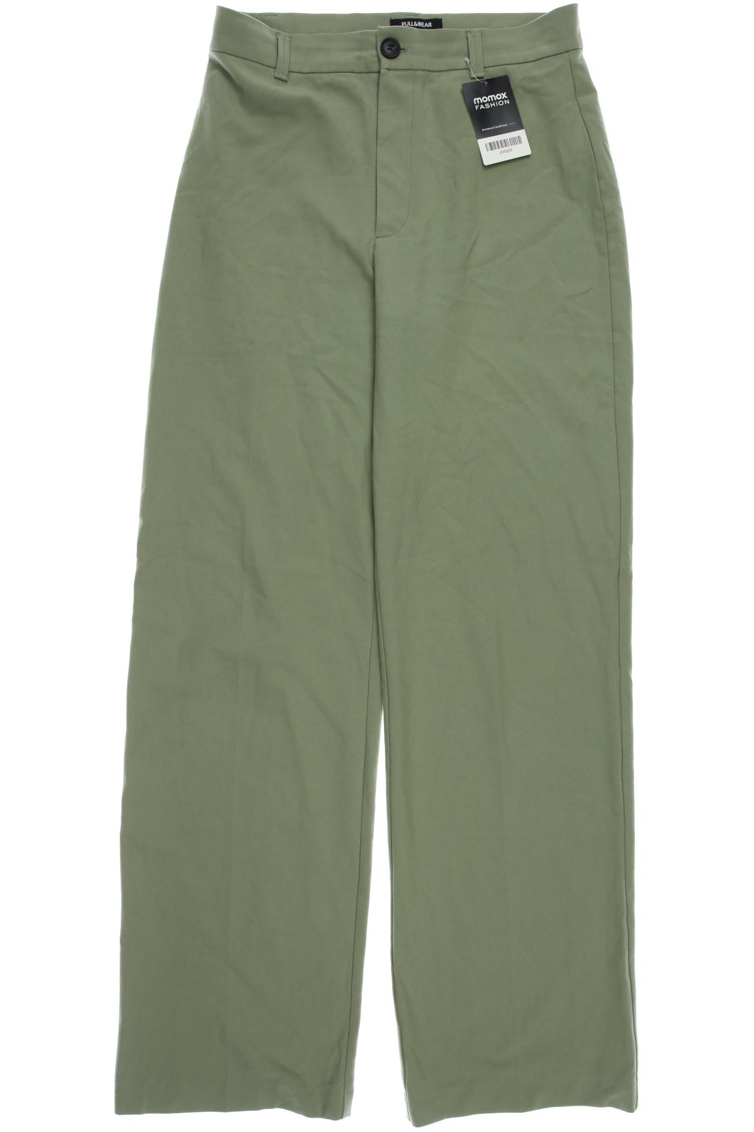 

Pull & Bear Damen Stoffhose, grün, Gr. 38
