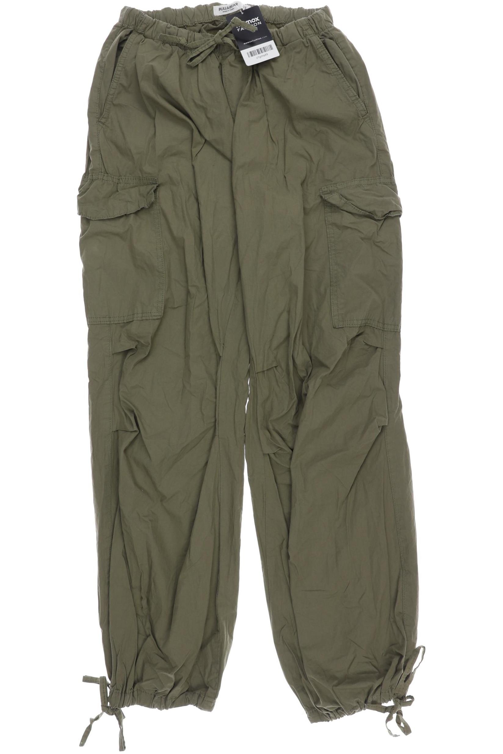 

Pull & Bear Damen Stoffhose, grün, Gr. 0