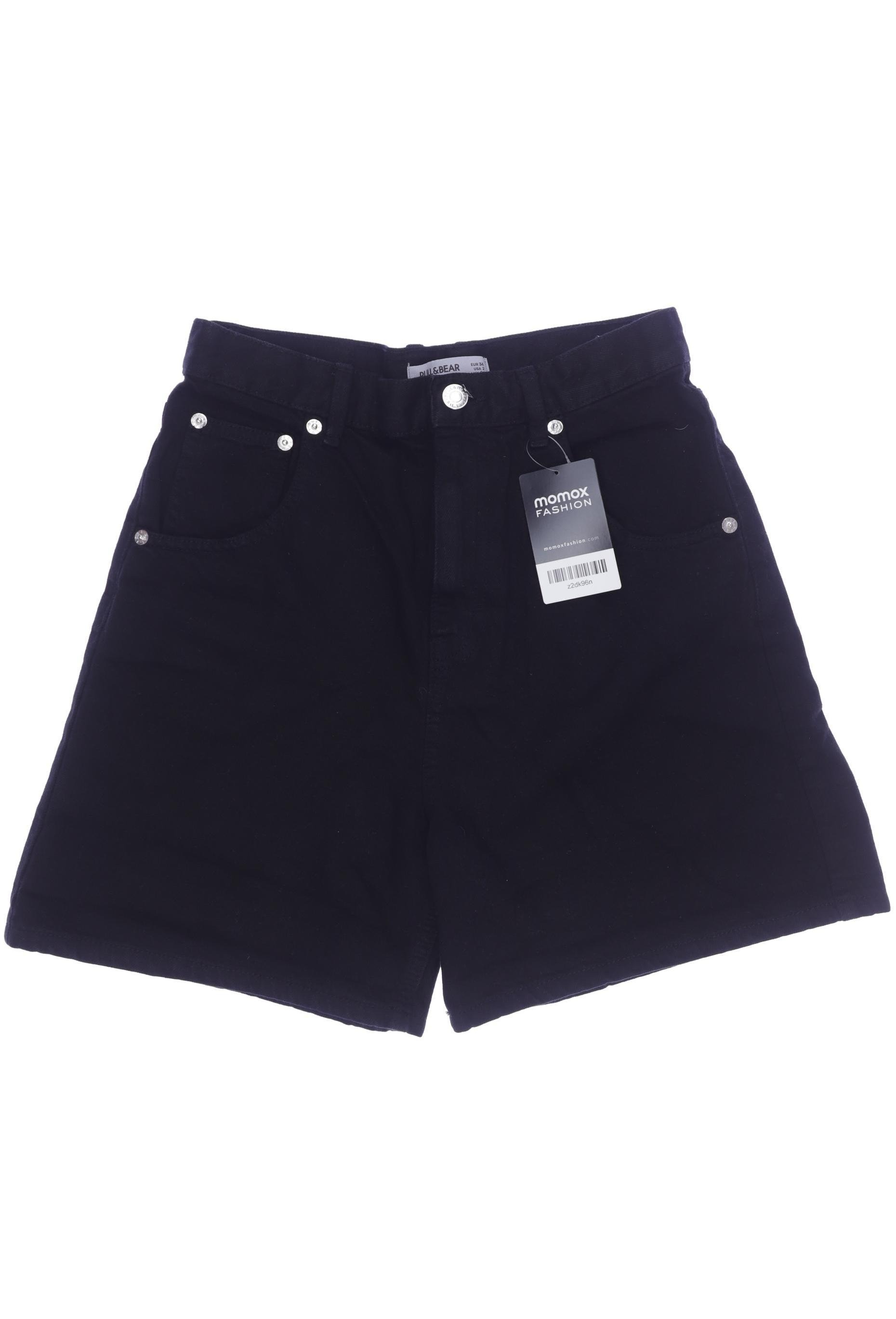 

Pull & Bear Damen Shorts, schwarz, Gr. 34