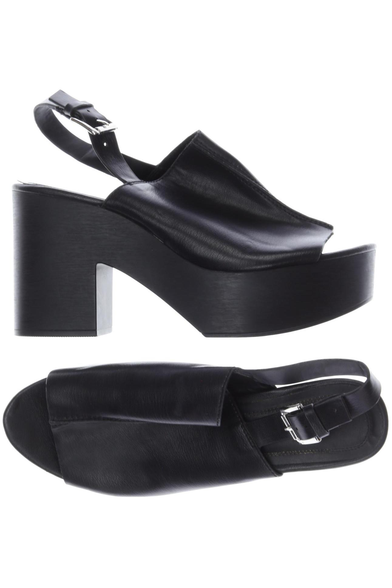 

Pull & Bear Damen Sandale, schwarz, Gr. 39