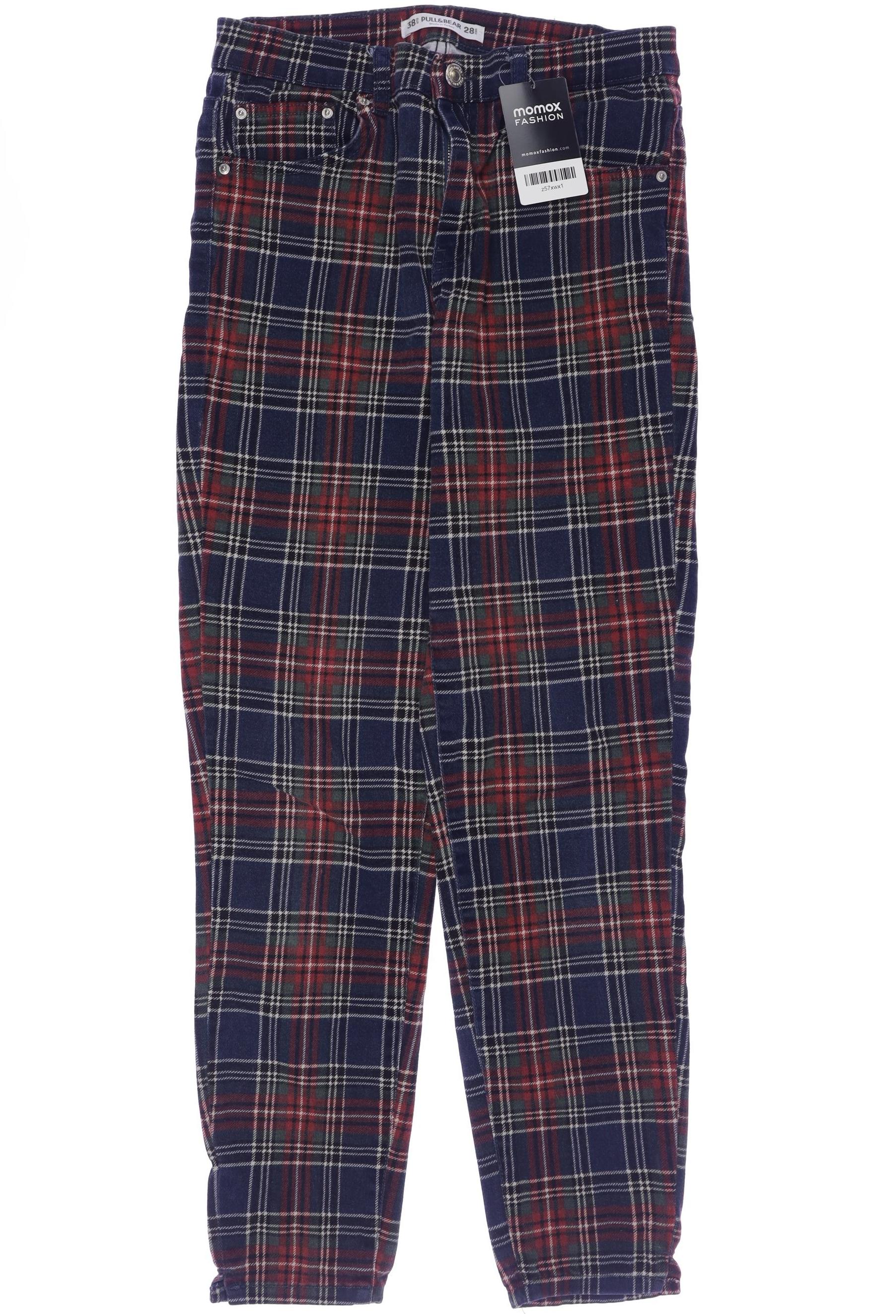 

Pull & Bear Damen Stoffhose, mehrfarbig, Gr. 38