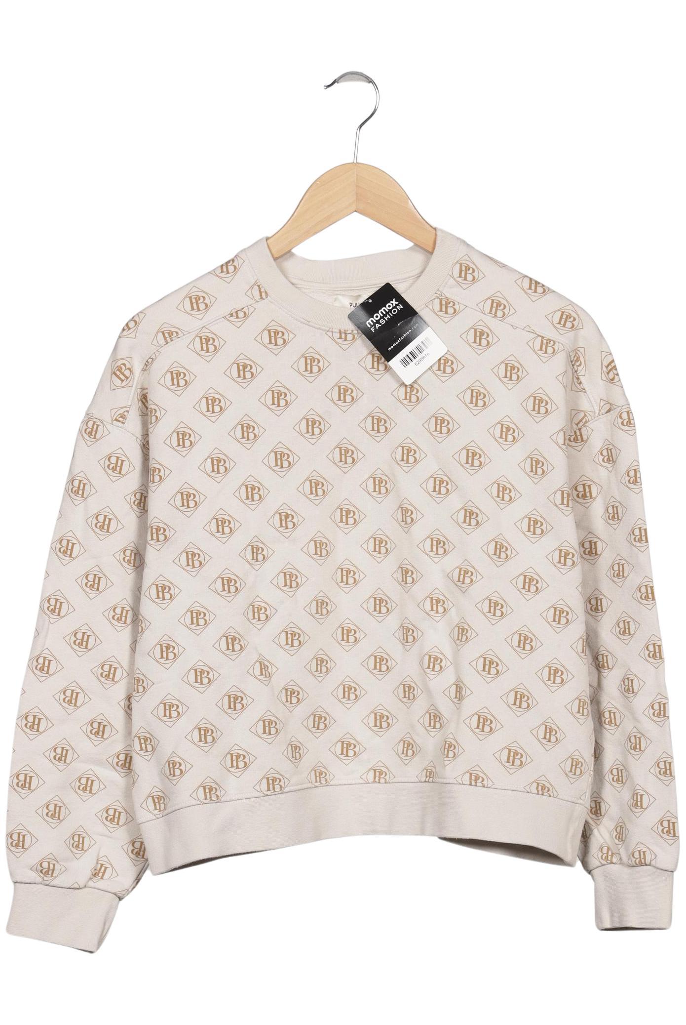 

Pull & Bear Damen Sweatshirt, beige, Gr. 36