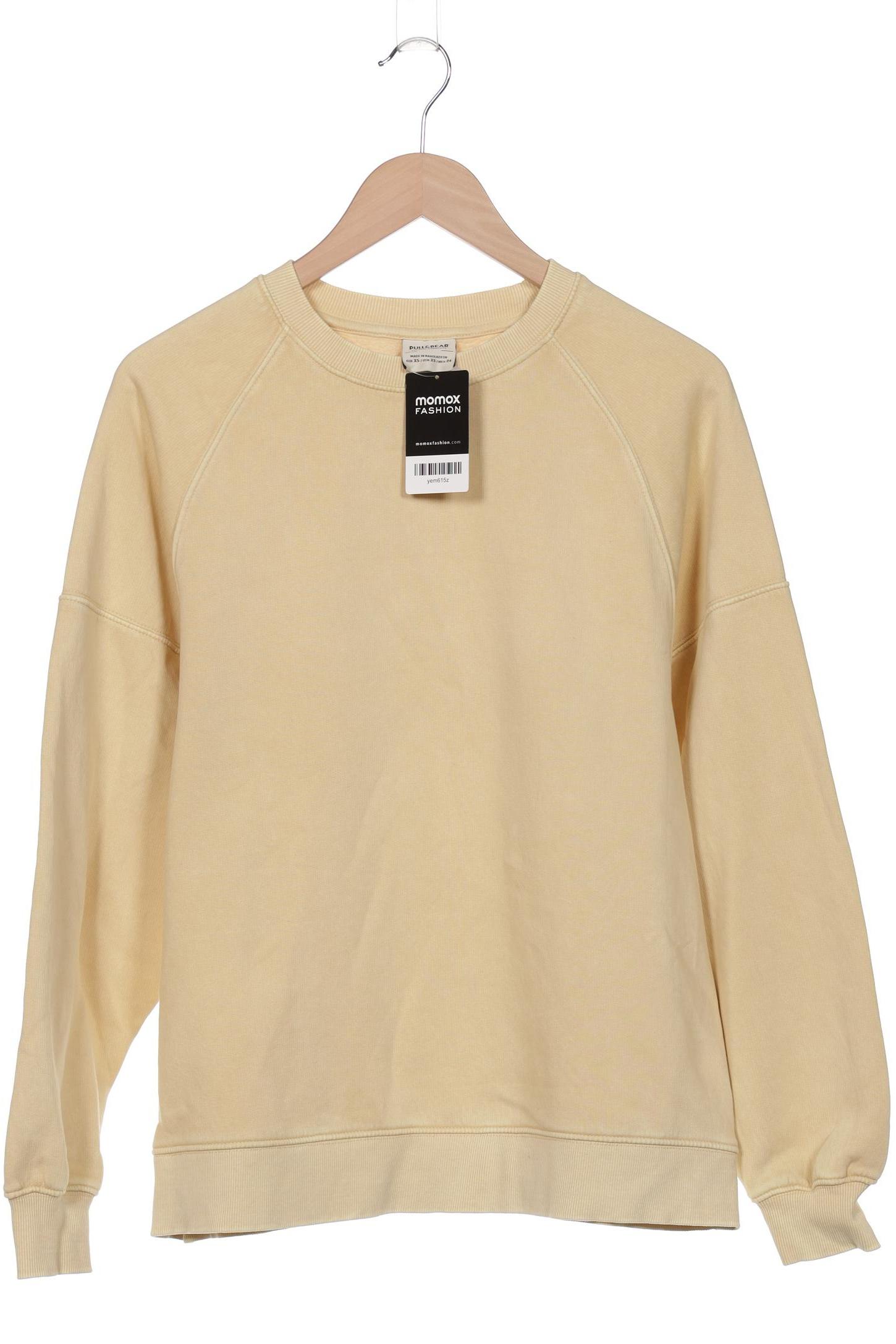 

Pull & Bear Damen Sweatshirt, gelb, Gr. 34
