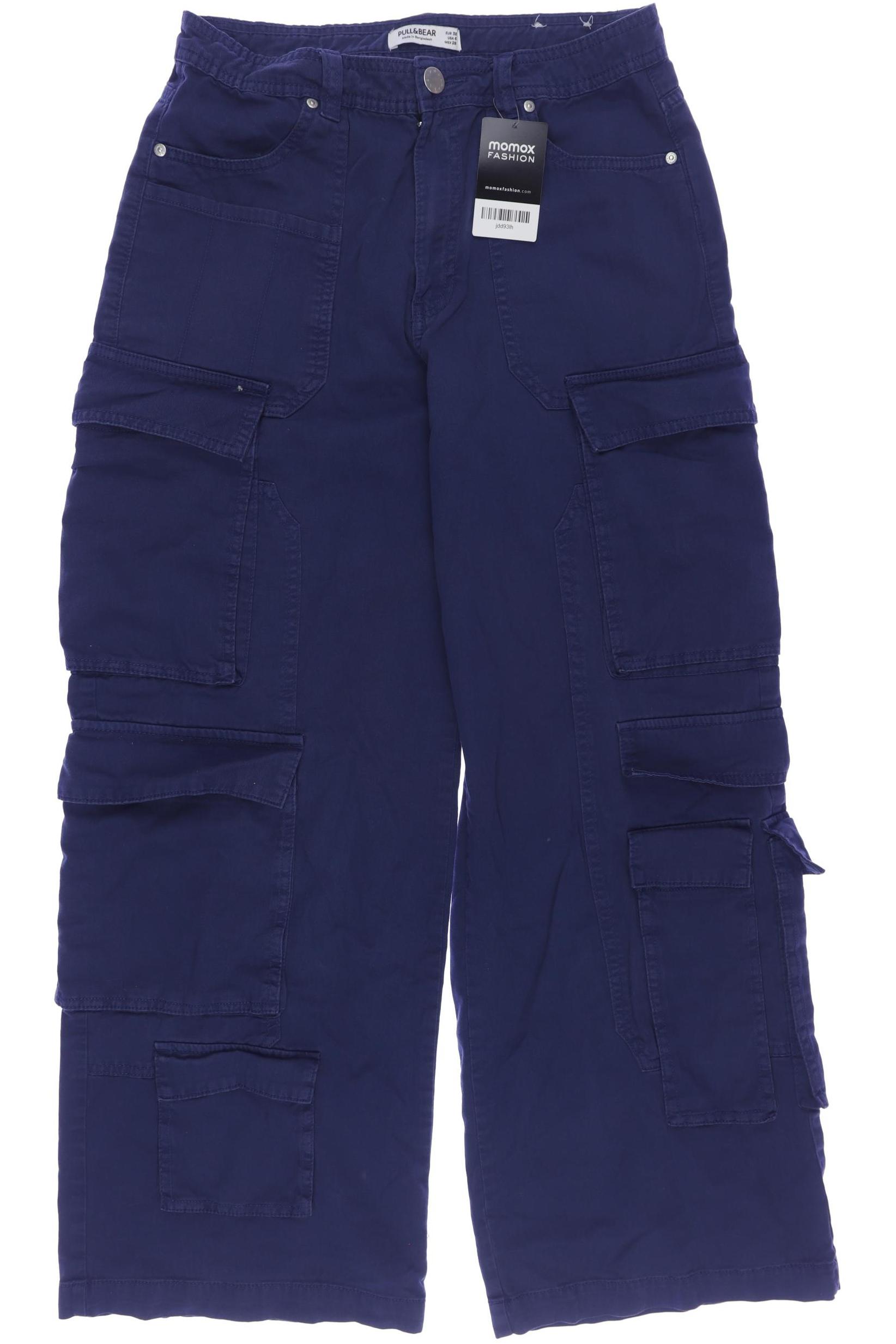 

Pull & Bear Damen Stoffhose, blau, Gr. 38