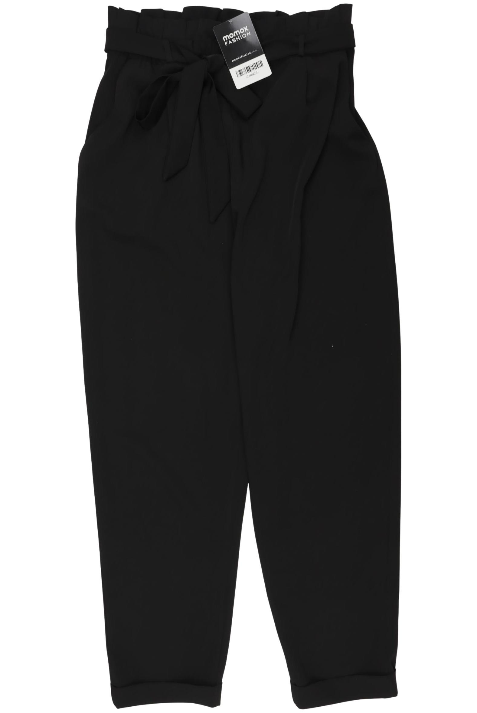 

Pull & Bear Damen Stoffhose, schwarz, Gr. 0