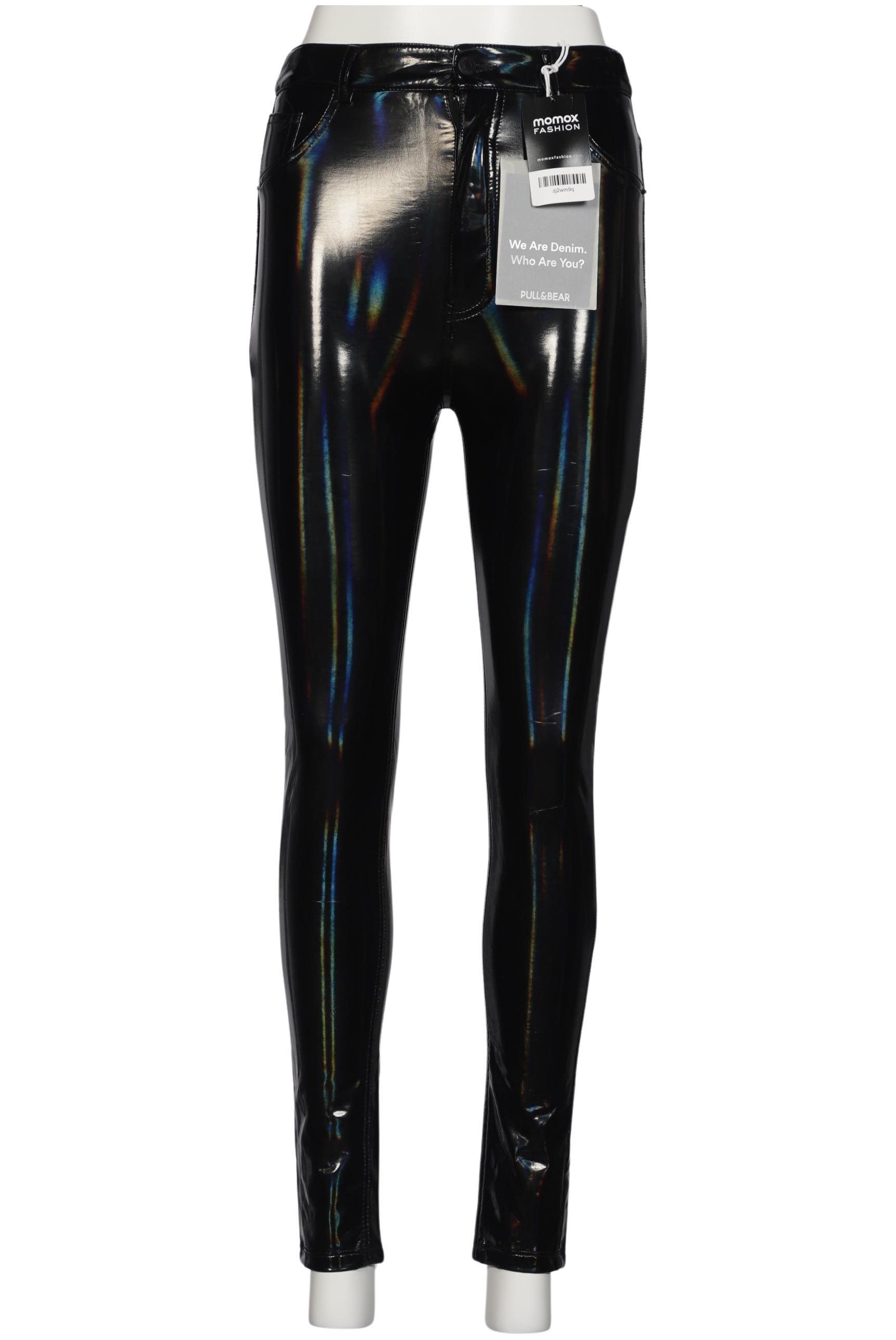 

Pull & Bear Damen Stoffhose, schwarz, Gr. 36