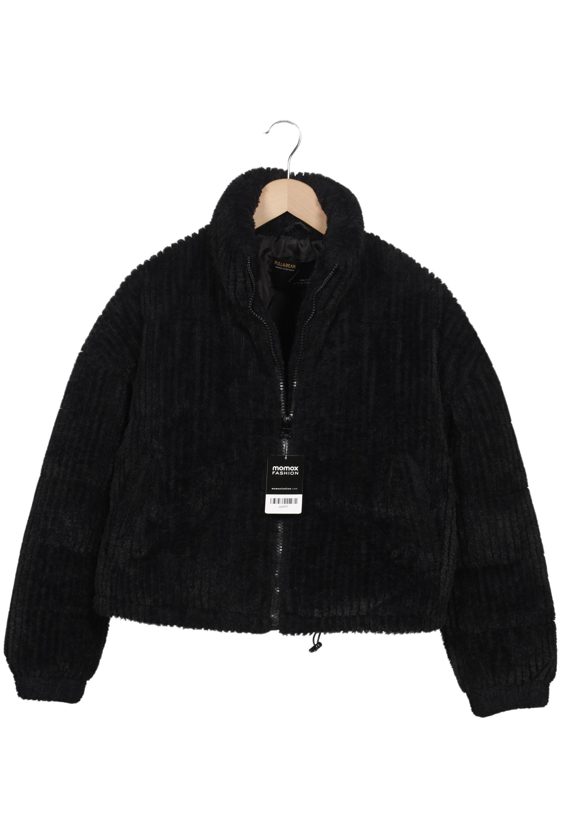 

Pull & Bear Damen Jacke, schwarz, Gr. 36