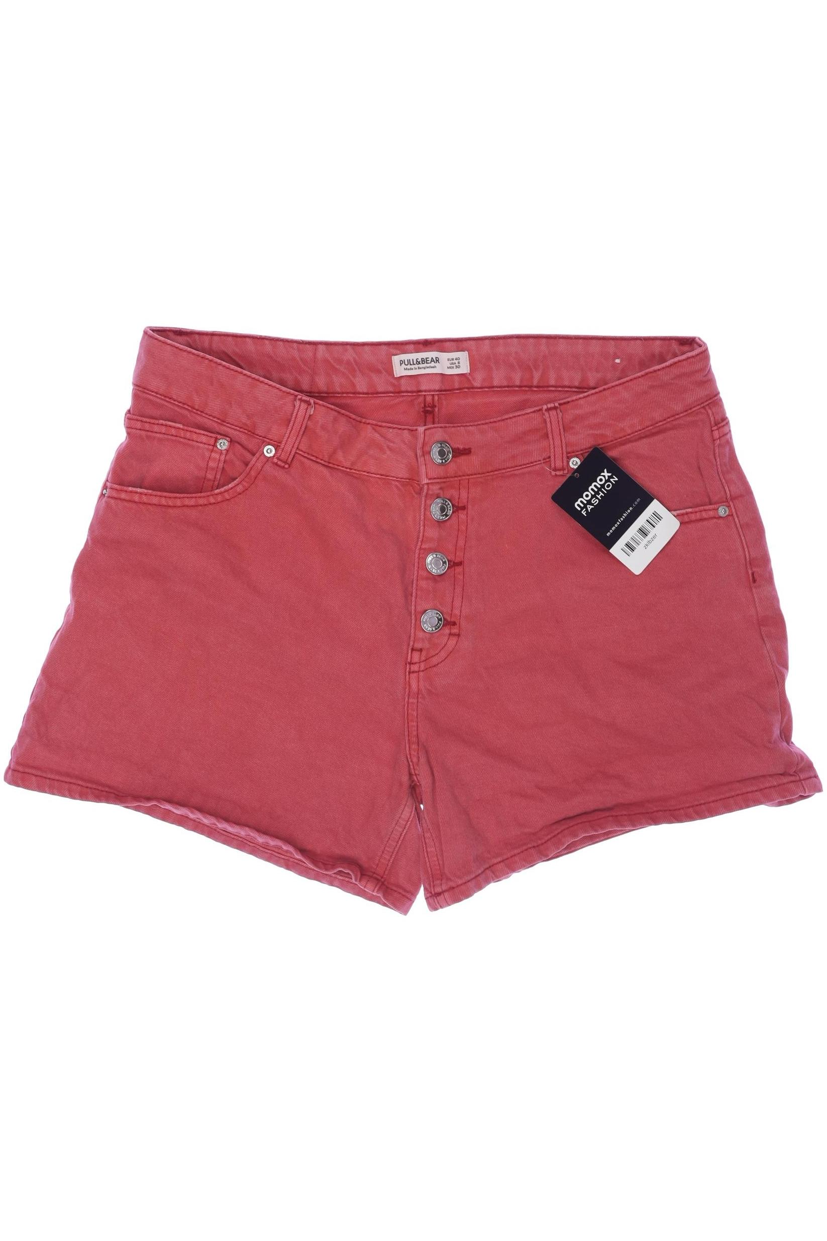 

Pull & Bear Damen Shorts, rot, Gr. 40