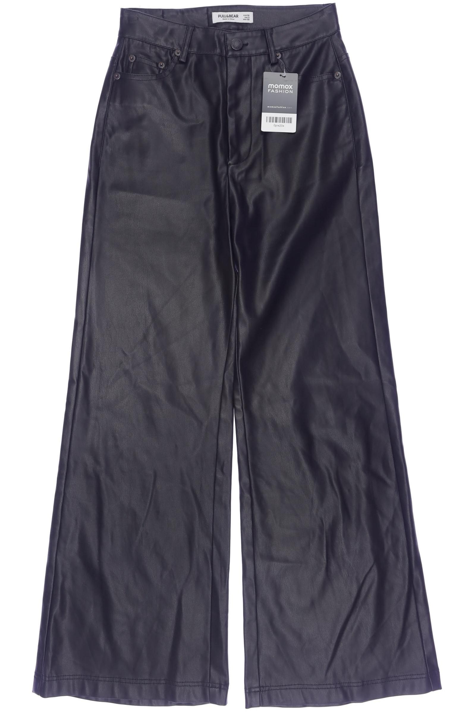 

Pull & Bear Damen Stoffhose, schwarz, Gr. 32