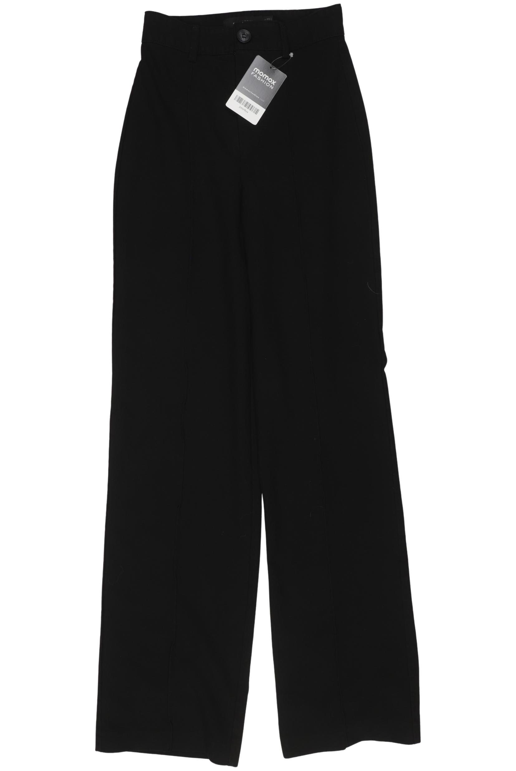 

Pull & Bear Damen Stoffhose, schwarz, Gr. 0