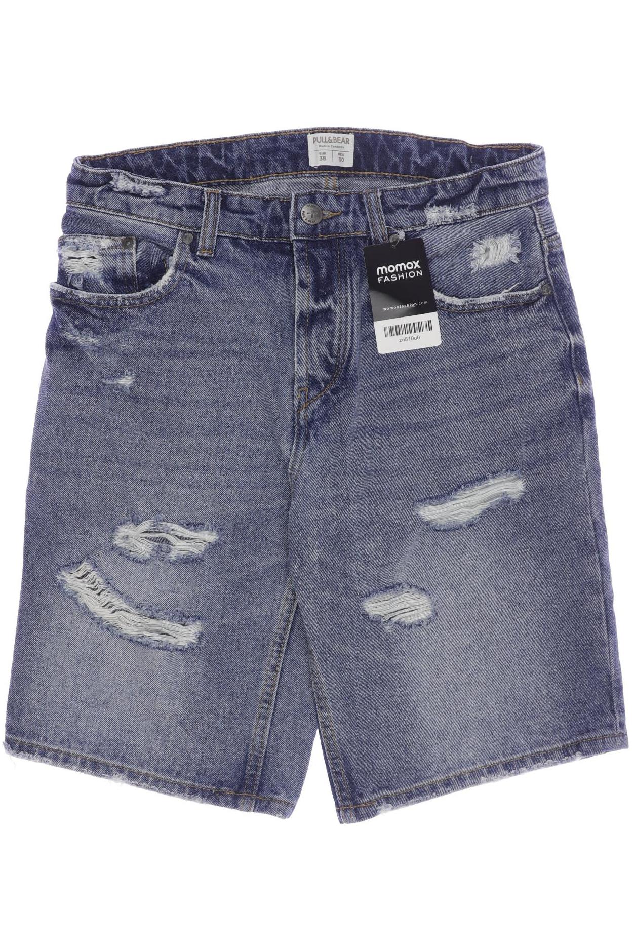 

Pull & Bear Damen Shorts, blau, Gr. 38