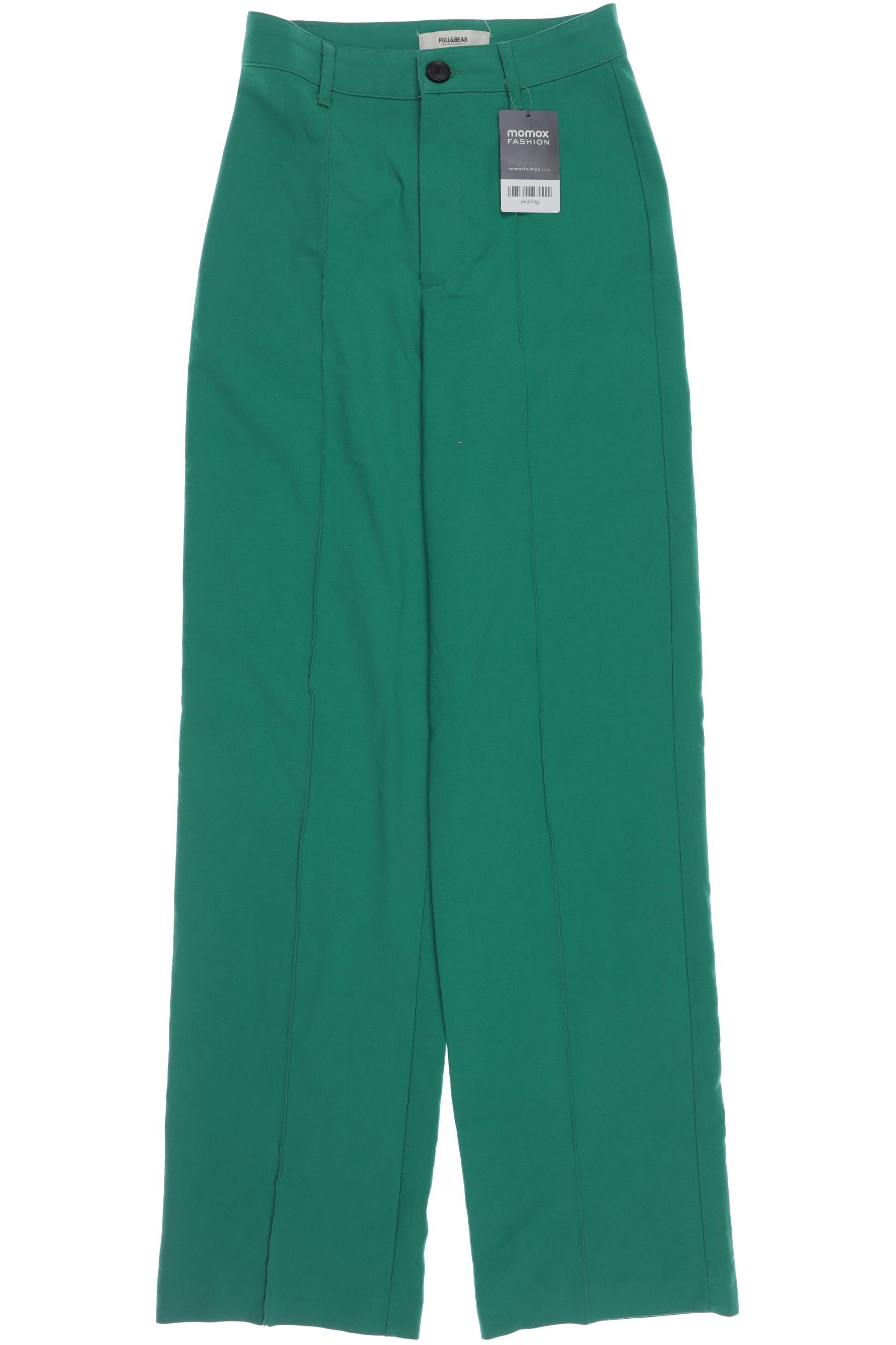 

Pull & Bear Damen Stoffhose, grün, Gr. 0