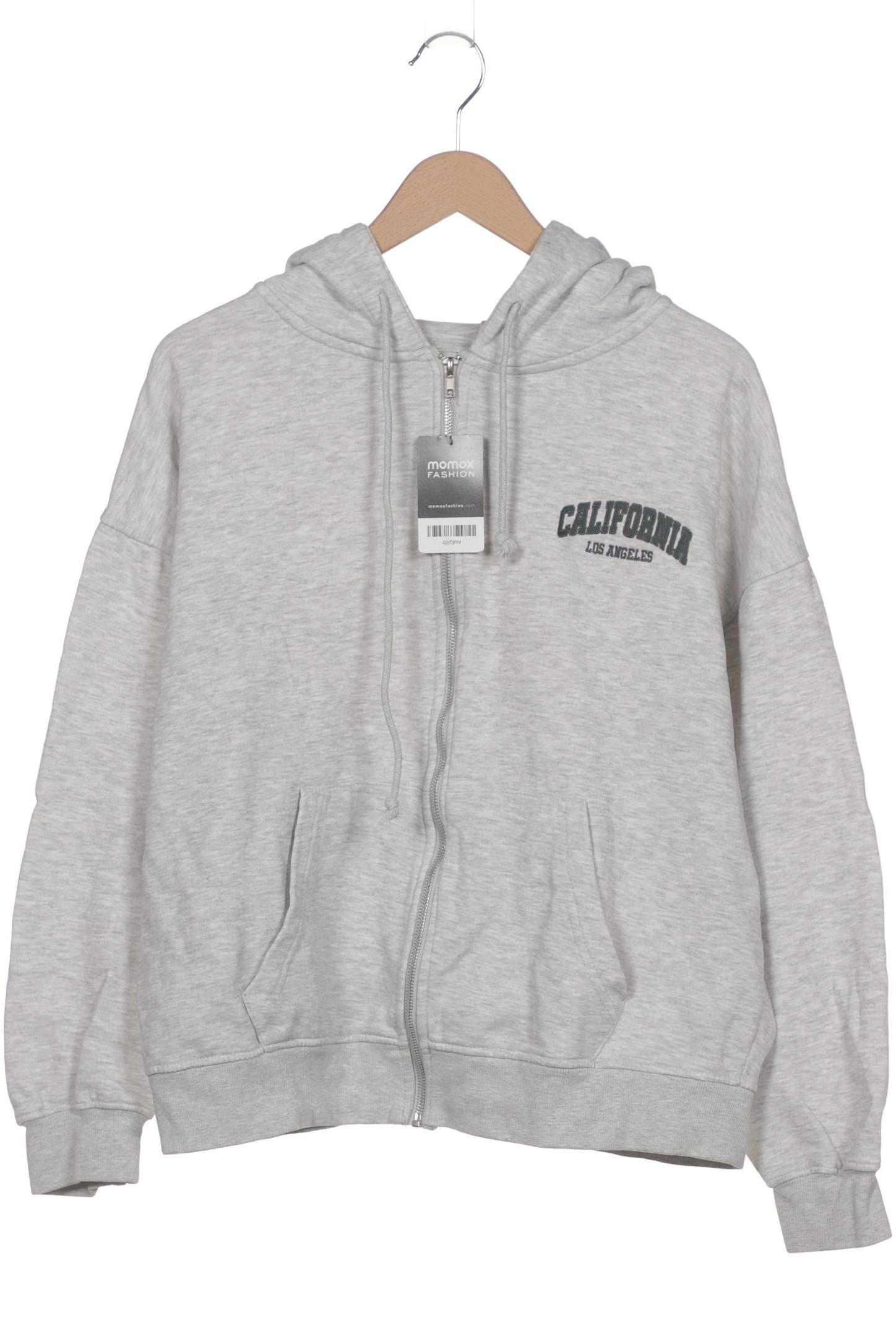 

Pull & Bear Damen Kapuzenpullover, grau, Gr. 38