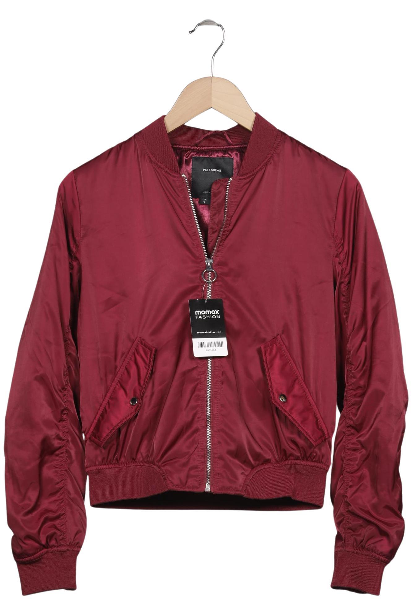 

Pull & Bear Damen Jacke, bordeaux, Gr. 36