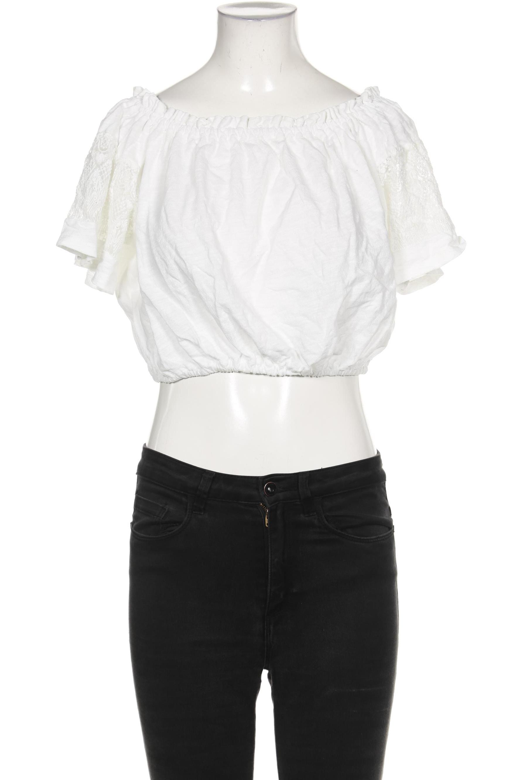 

Pull & Bear Damen Bluse, weiß, Gr. 36